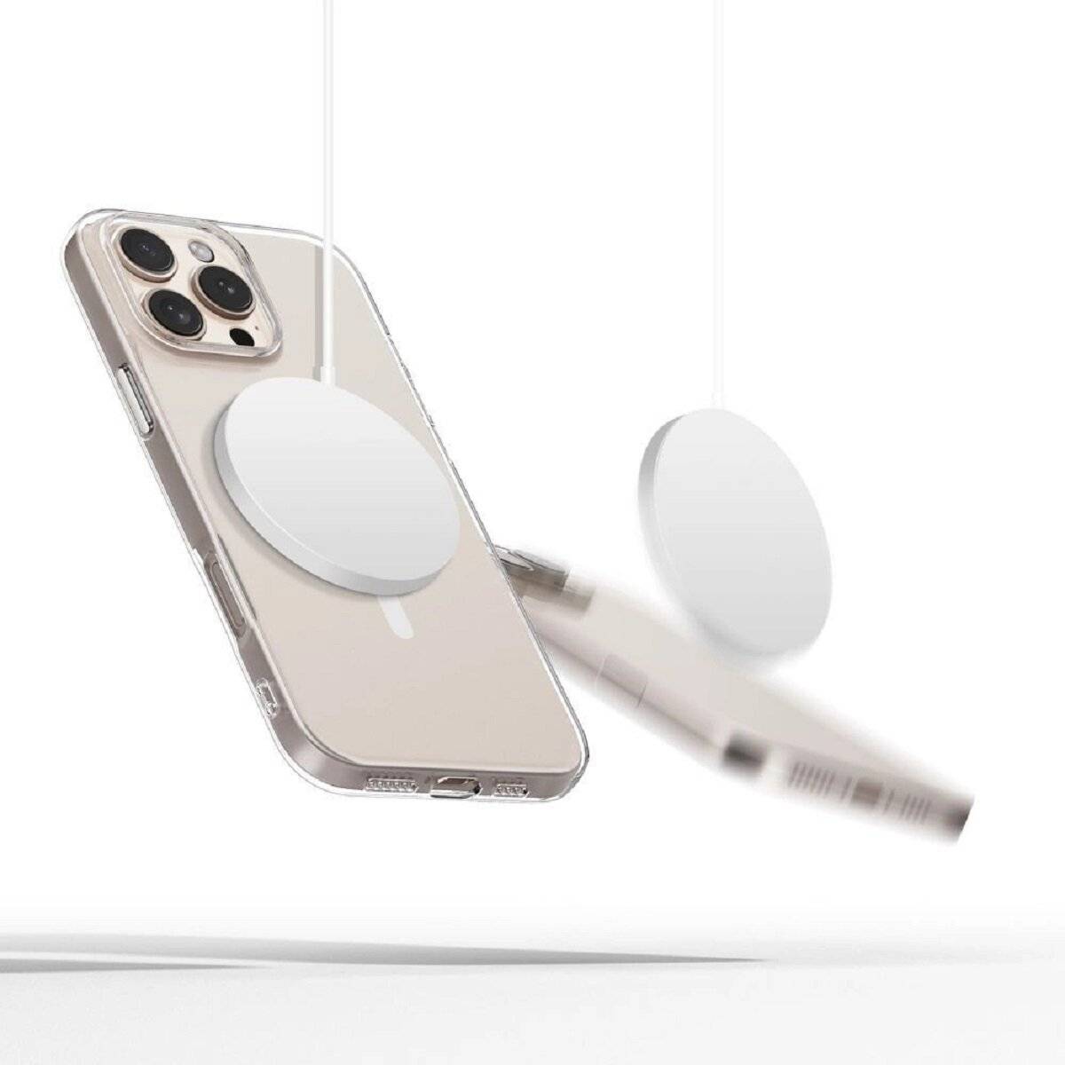 Tech-Protect FlexAir Hülle – Flexibles TPU-Case mit magnetischer Ladefunktion kompatibel mit iPhone 16e (SE 4 2025)