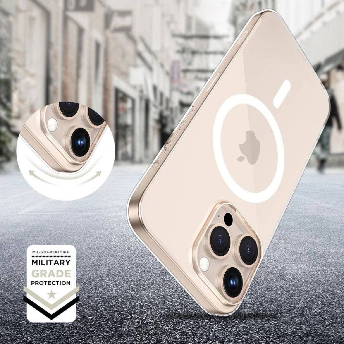 Tech-Protect FlexAir Hülle – Flexibles TPU-Case mit magnetischer Ladefunktion kompatibel mit iPhone 16e (SE 4 2025)