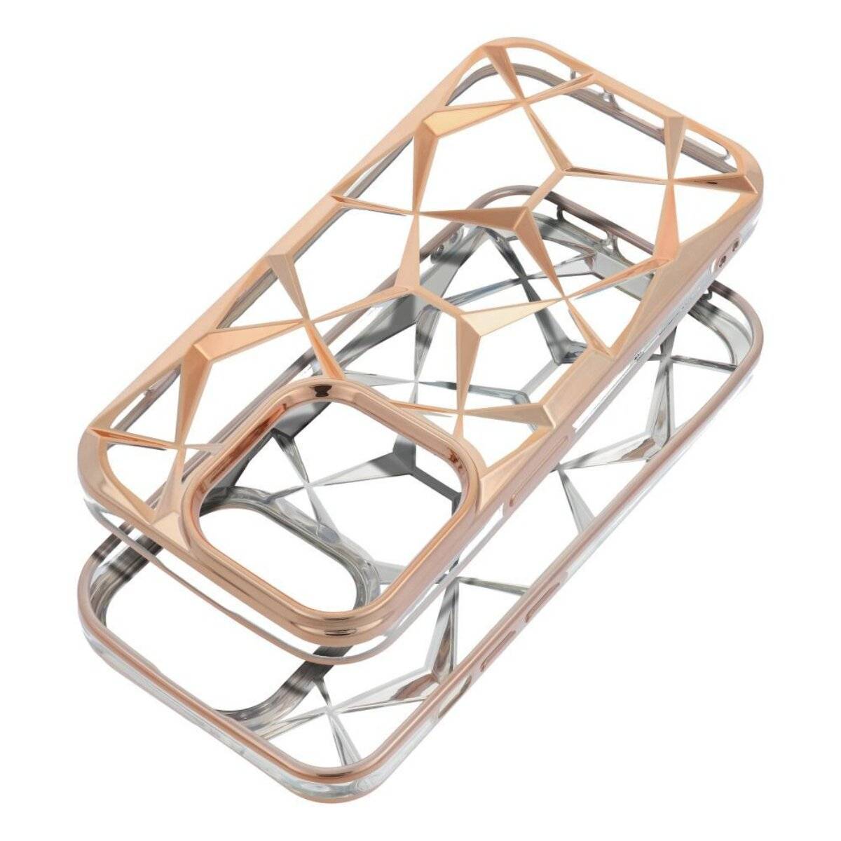 Twinki Handyhülle – Case mit Schutzrand & herausnehmbarer Einlage kompatibel mit iPhone 16e (SE 4 2025) Gold
