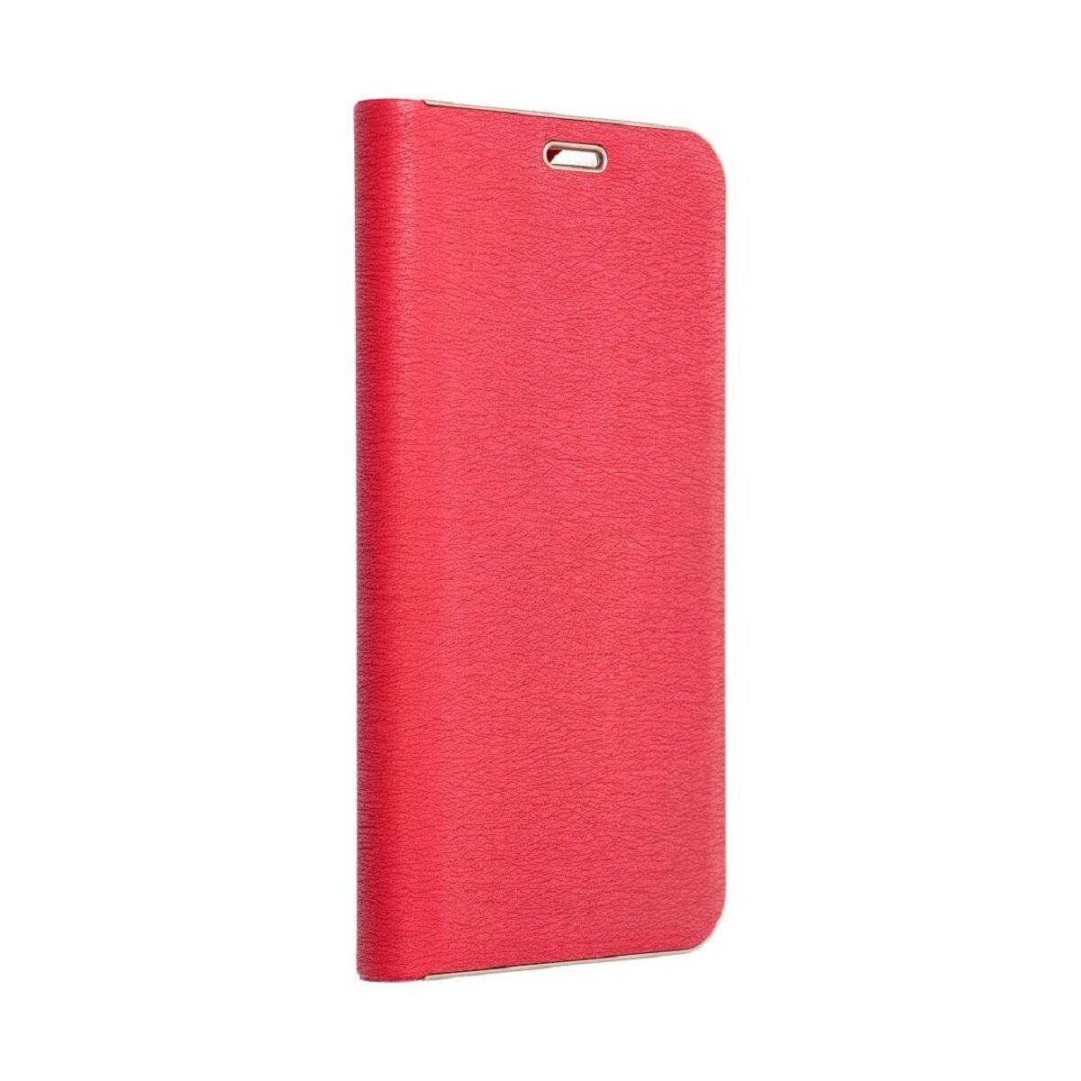 Luna Book Schutzhülle Smartphone-Hülle Handyhülle Bookcase-Hülle kompatibel mit iPhone 16e (SE 4 2025) Rot