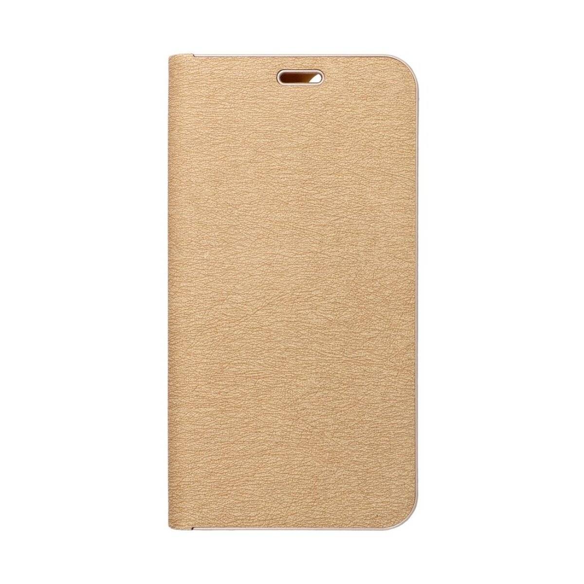 Luna Book Schutzhülle Smartphone-Hülle Handyhülle Bookcase-Hülle kompatibel mit iPhone 16e (SE 4 2025) Gold