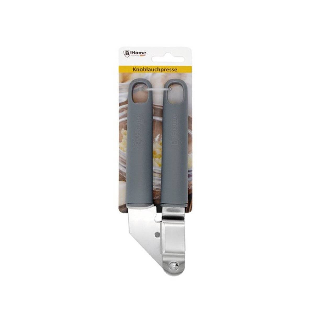 Knobluachpresse aus hochwertigem Edelstahl mit ergonomischem Griff & Sieb