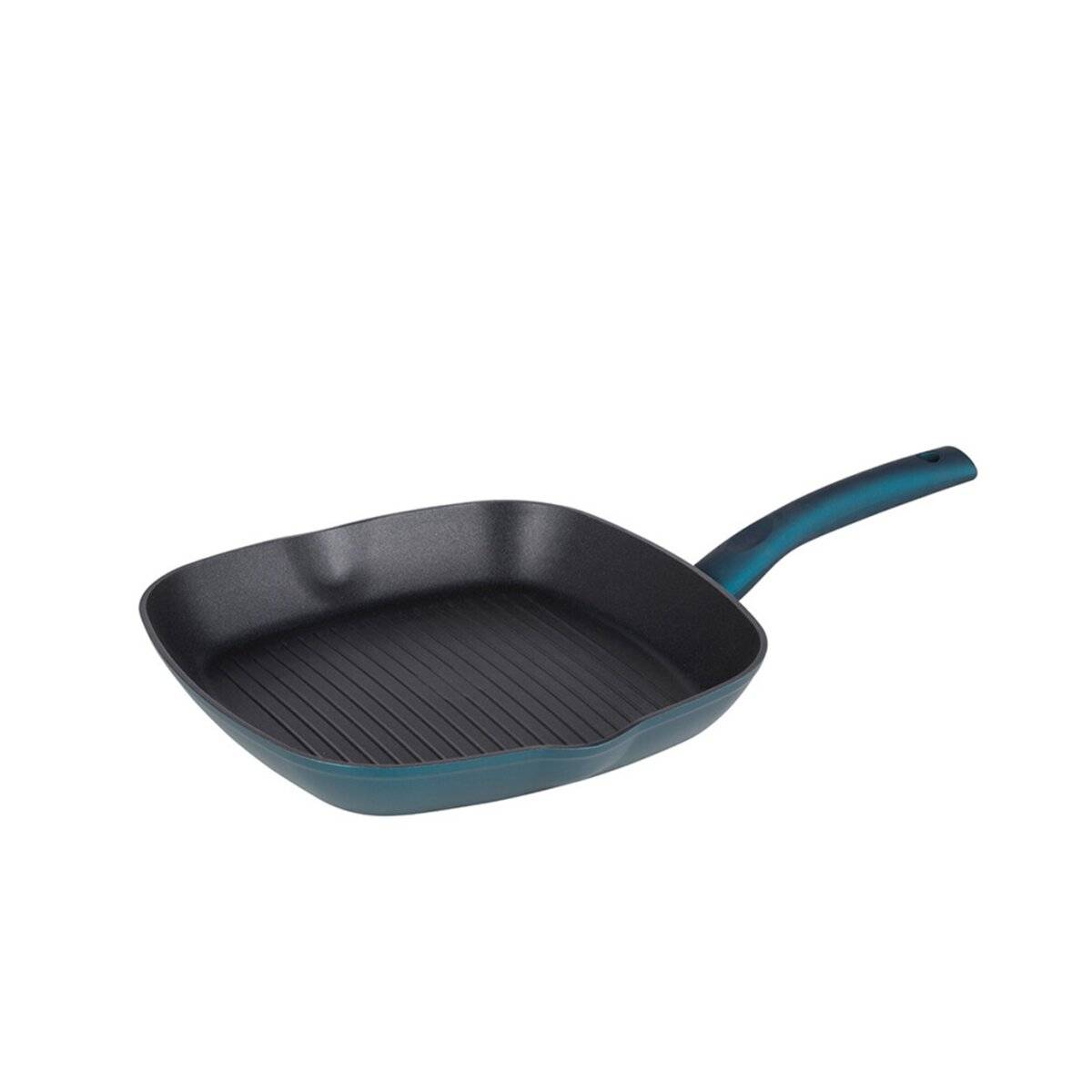 Michelino Nora Grillpfanne - 24 x 24 cm, Viereckig, Antihaft, für alle Herdarten