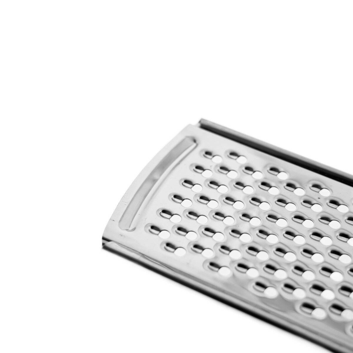 Edelstahl-Reibe – ideal für Parmesan & Co, ergonomisch, 24 cm