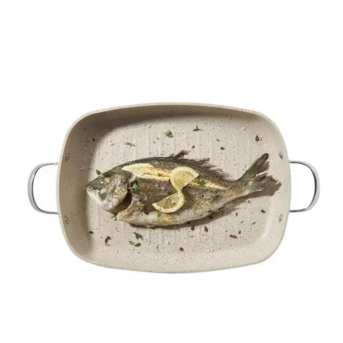 Korkmaz Granita Bratpfanne - 35 x 25 cm - 5-fach Beschichtung & Kratzfest Korkmaz Granita Bratpfanne - 35 x 25 cm - 5-fach Beschichtung & Kratzfest