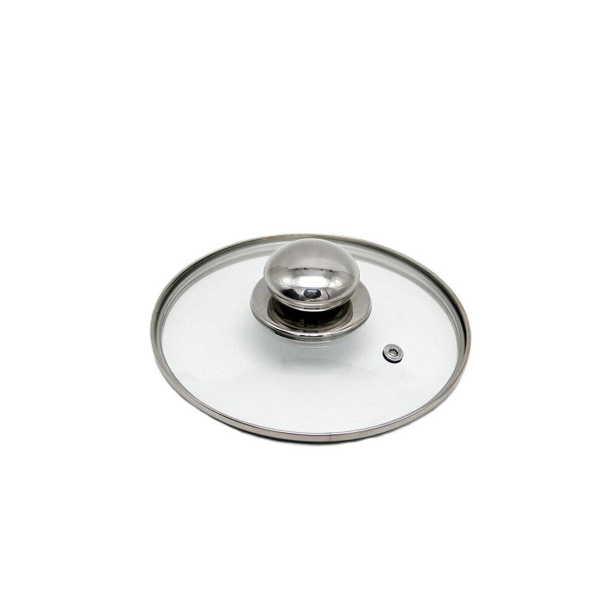 Michelino Universal-Glasdeckel ø16 cm mit Dampfauslass & Edelstahlknopf