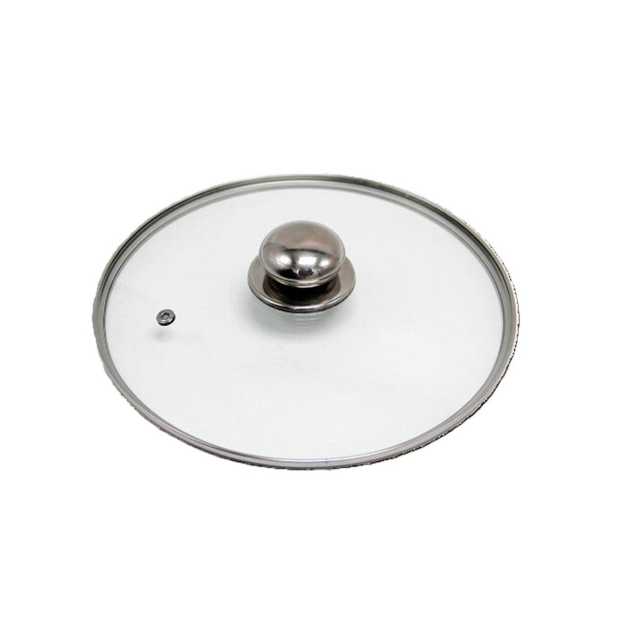 Michelino Universal-Glasdeckel ø24 cm mit Dampfauslass & Edelstahlknopf