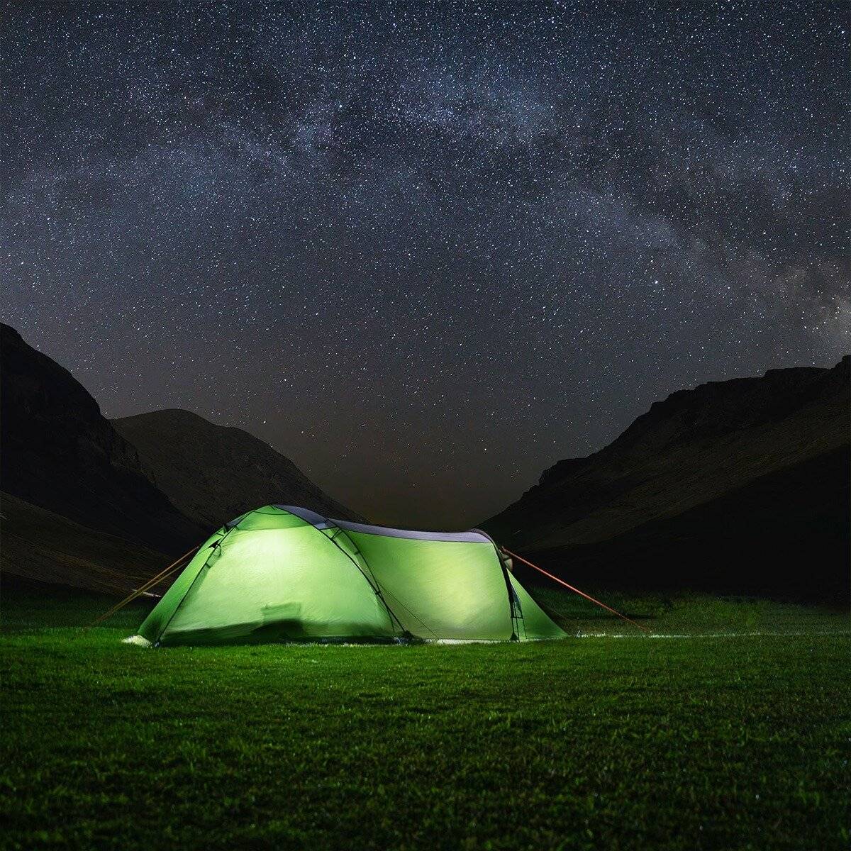 Nils Trekkingzelt für 3 Personen – wasserdicht, UV-beständig & flammenresistent