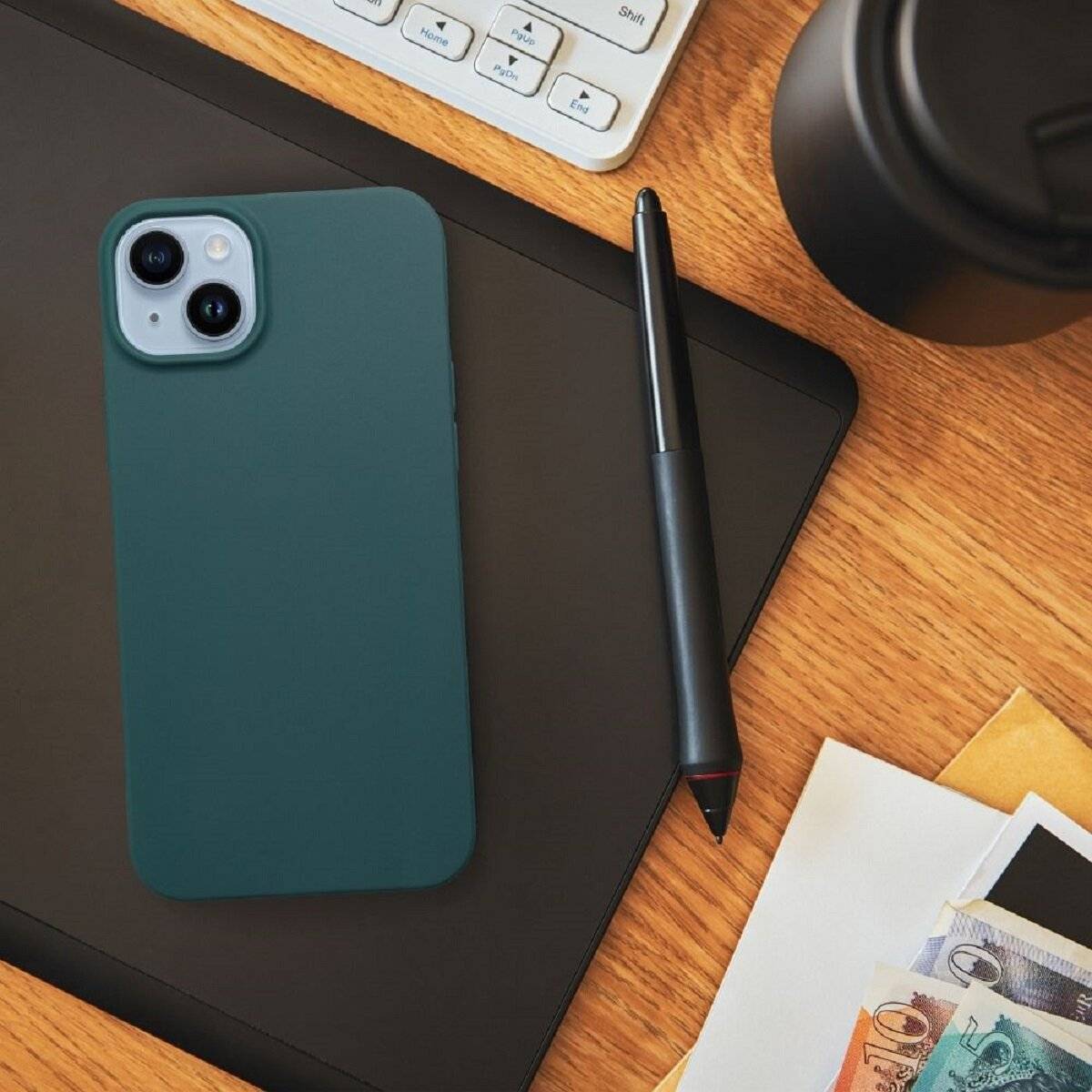 Matte Handyhülle – Ultra Slim & Stoßfest kompatibel mit Honor 200 Dunkelgrün