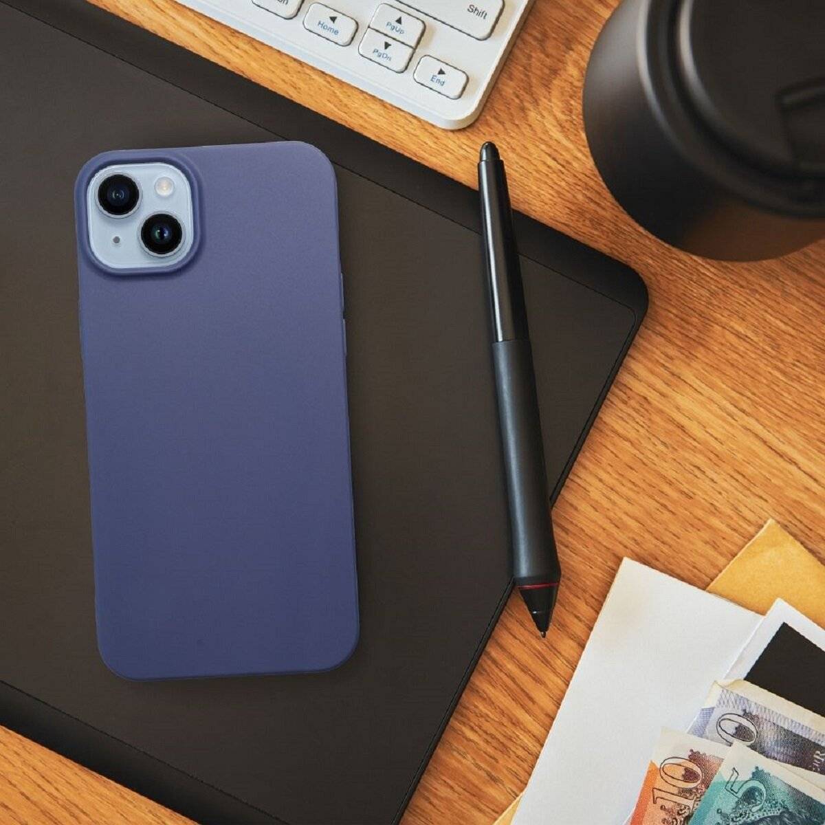 Matte Handyhülle – Ultra Slim & Stoßfest kompatibel mit Honor 200 Blau