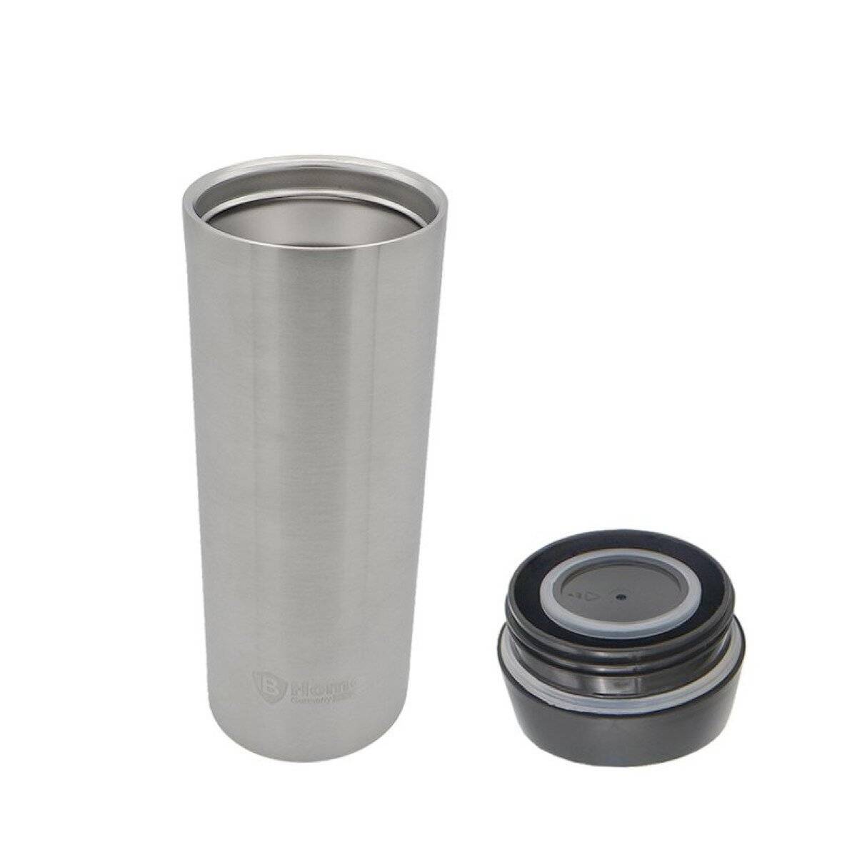 Edelstahl Thermo Isolierbecher 450?ml - Doppelwandig & luftdicht für unterwegs