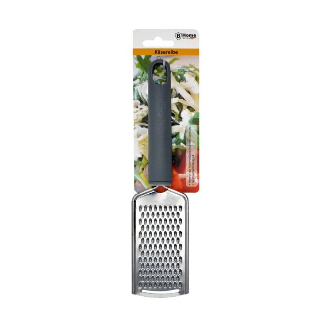 Edelstahl Küchenreibe 24 cm - Robust, ergonomisch & mit Aufhängeöse