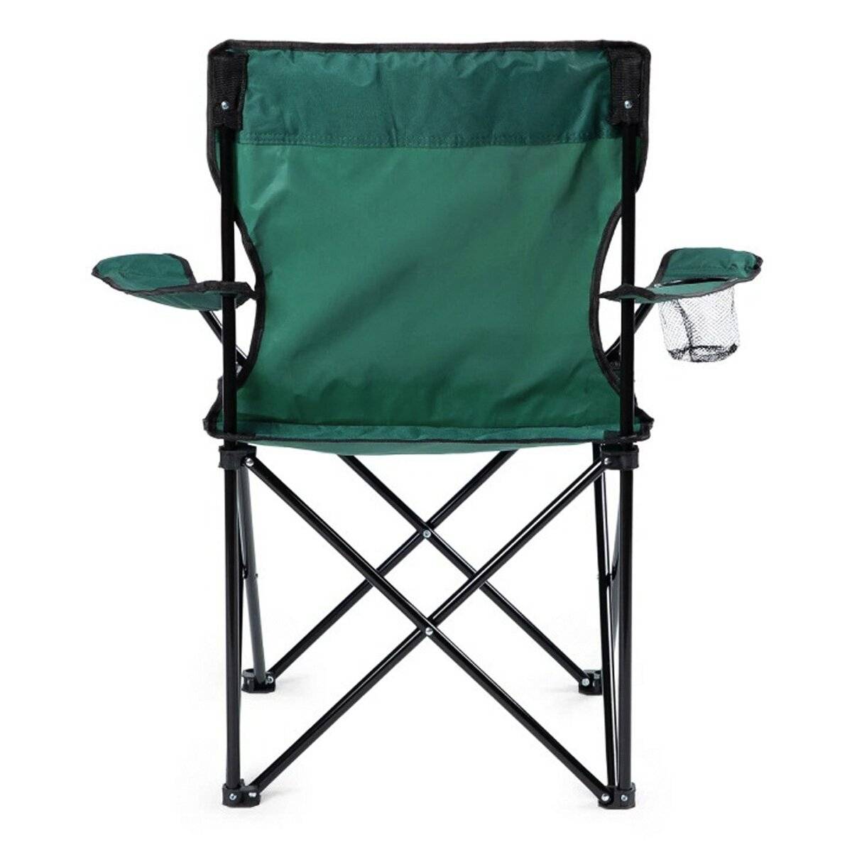NILS Faltbarer Campingstuhl Anglerstuhl Stabiler Outdoor-Stuhl mit Tragetasche Grün