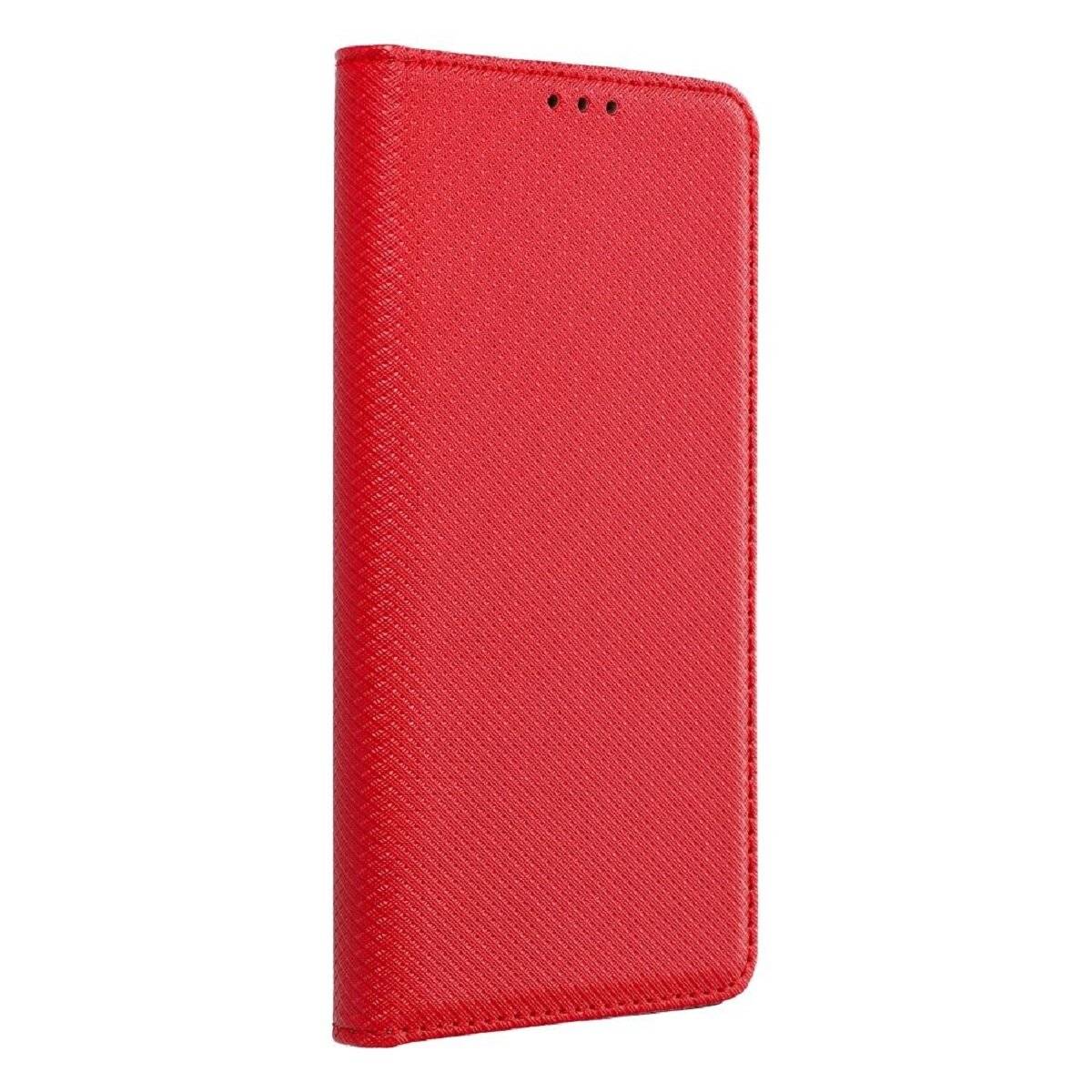 Smart Case Handyhülle Buchtasche mit Magnetverschluss kompatibel mit Xiaomi Redmi 13 4G Rot