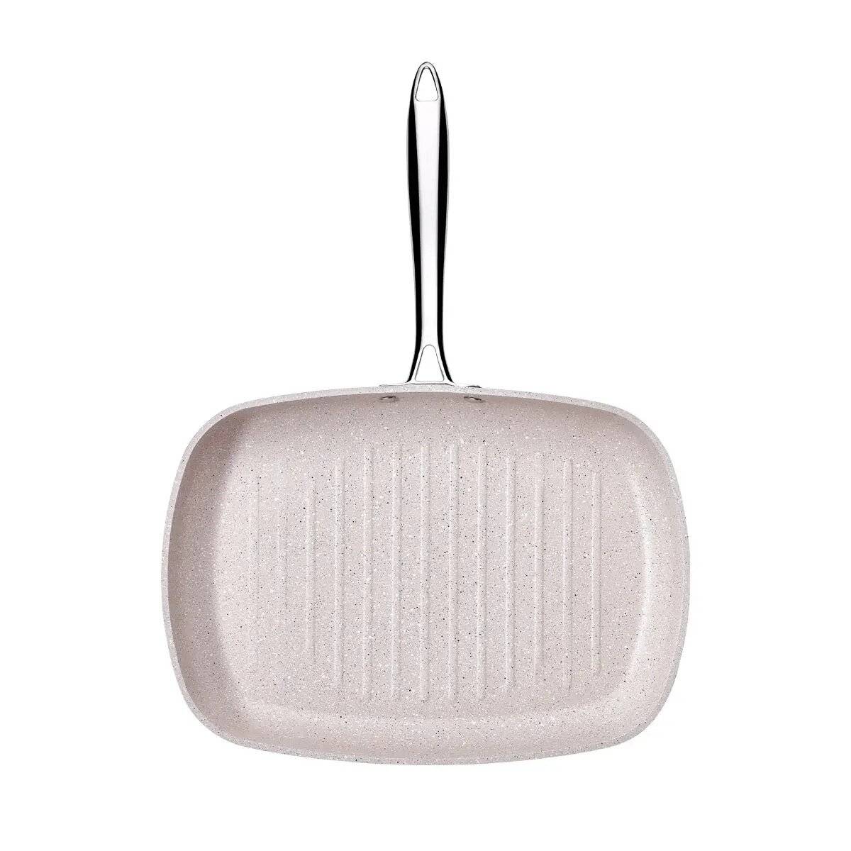 Korkmaz Granita Grillpfanne - 35 x 25 cm - 5-fach Beschichtung & Kratzfest