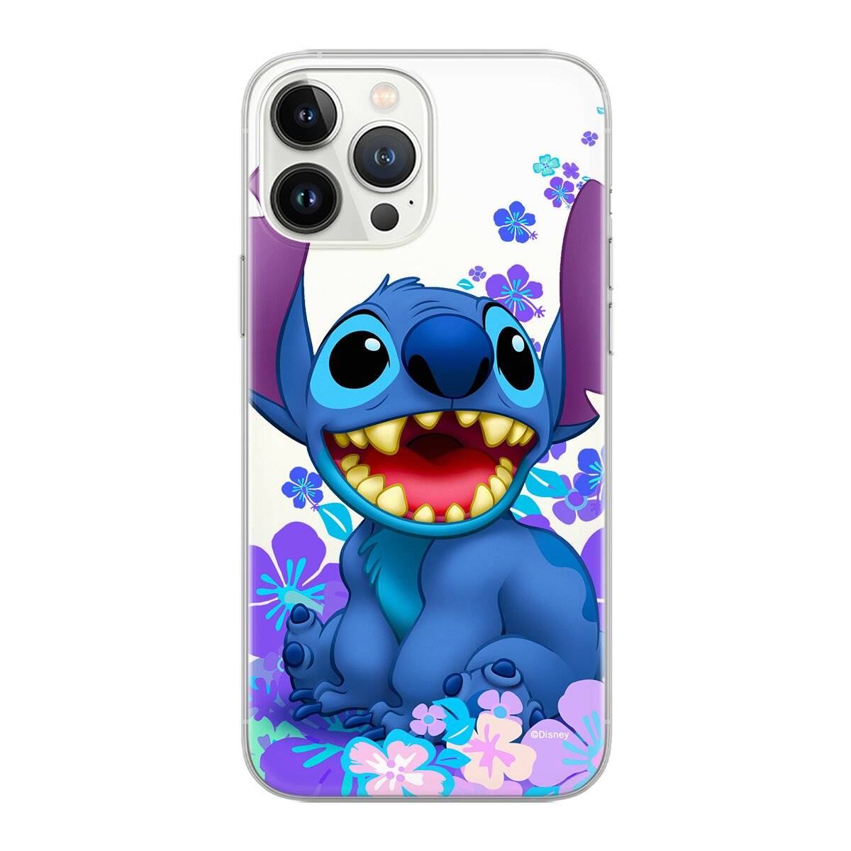 Handyhülle Stitch 001 Disney Partial Print Transparent kompatibel mit Xiaomi Redmi Note 11s 5G