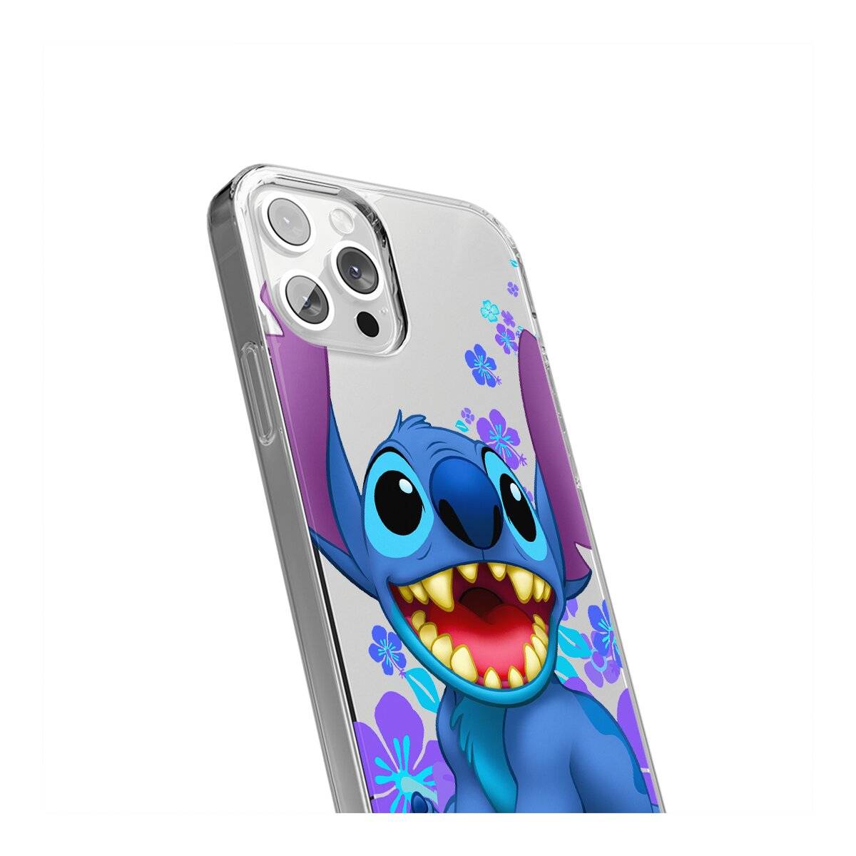 Handyhülle Stitch 001 Disney Partial Print Transparent kompatibel mit Xiaomi Redmi Note 11s 5G