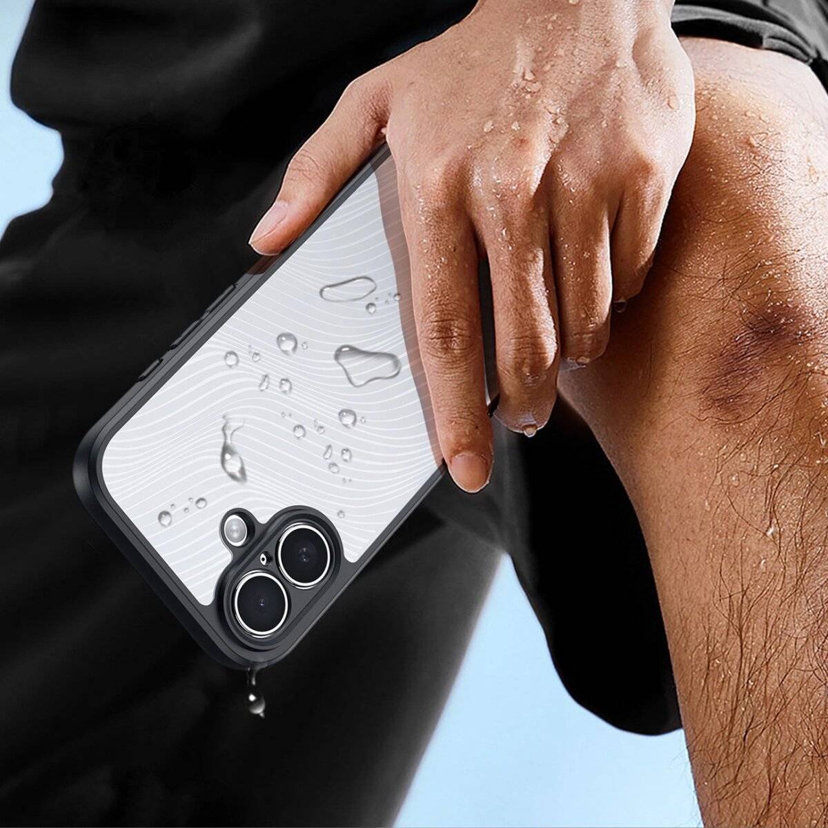 Dux Ducis Handyhülle Bumper Schlanke Schutzhülle mit Anti-Rutsch-Oberfläche kompatibel mit iPhone 17