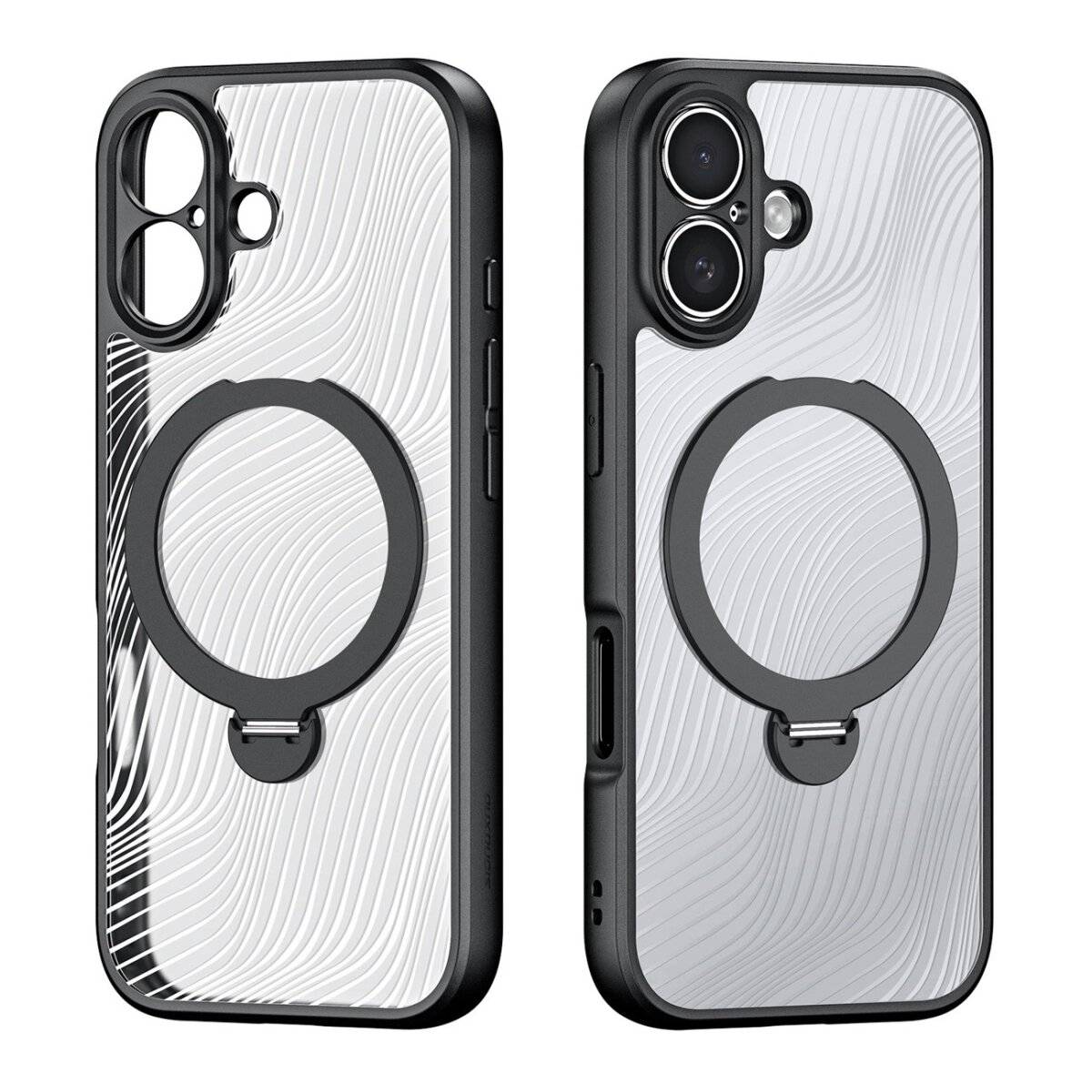 Dux Ducis Aimo Case Bumper mit Magnetring und Ständer Handyhülle Schutzhülle kompatibel mit iPhone 17
