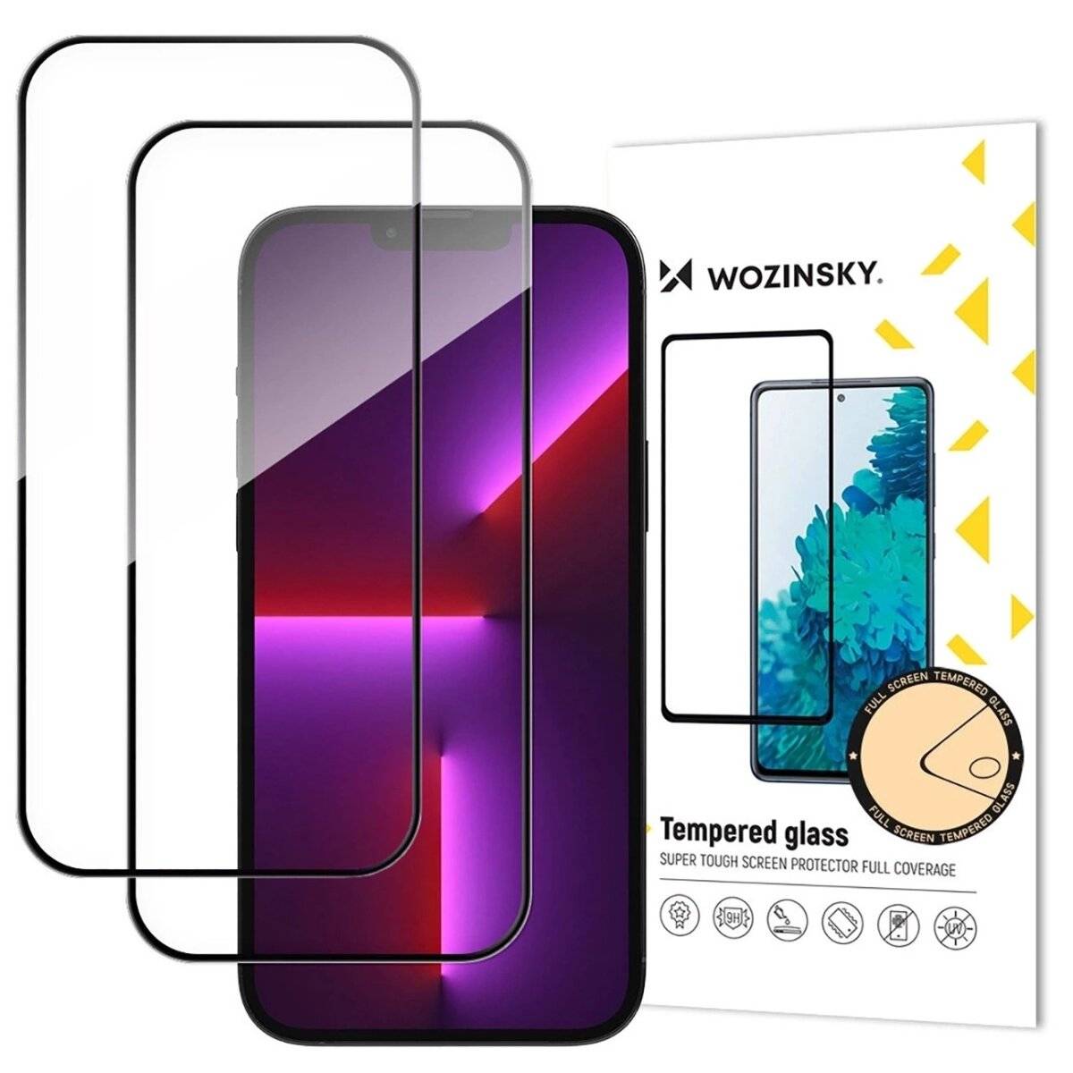 Schutzglas Tempered Glass 9H Displayschutz im 2er Set Displayschutzfolie kompatibel mit iPhone 17