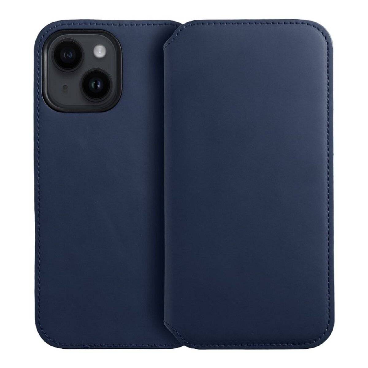 Smartphonehülle Handyhülle Klapphülle Schutzhülle mit Magnetverschluss und Innenfach kompatibel mit iPhone 17 Pro Max Dunkelblau