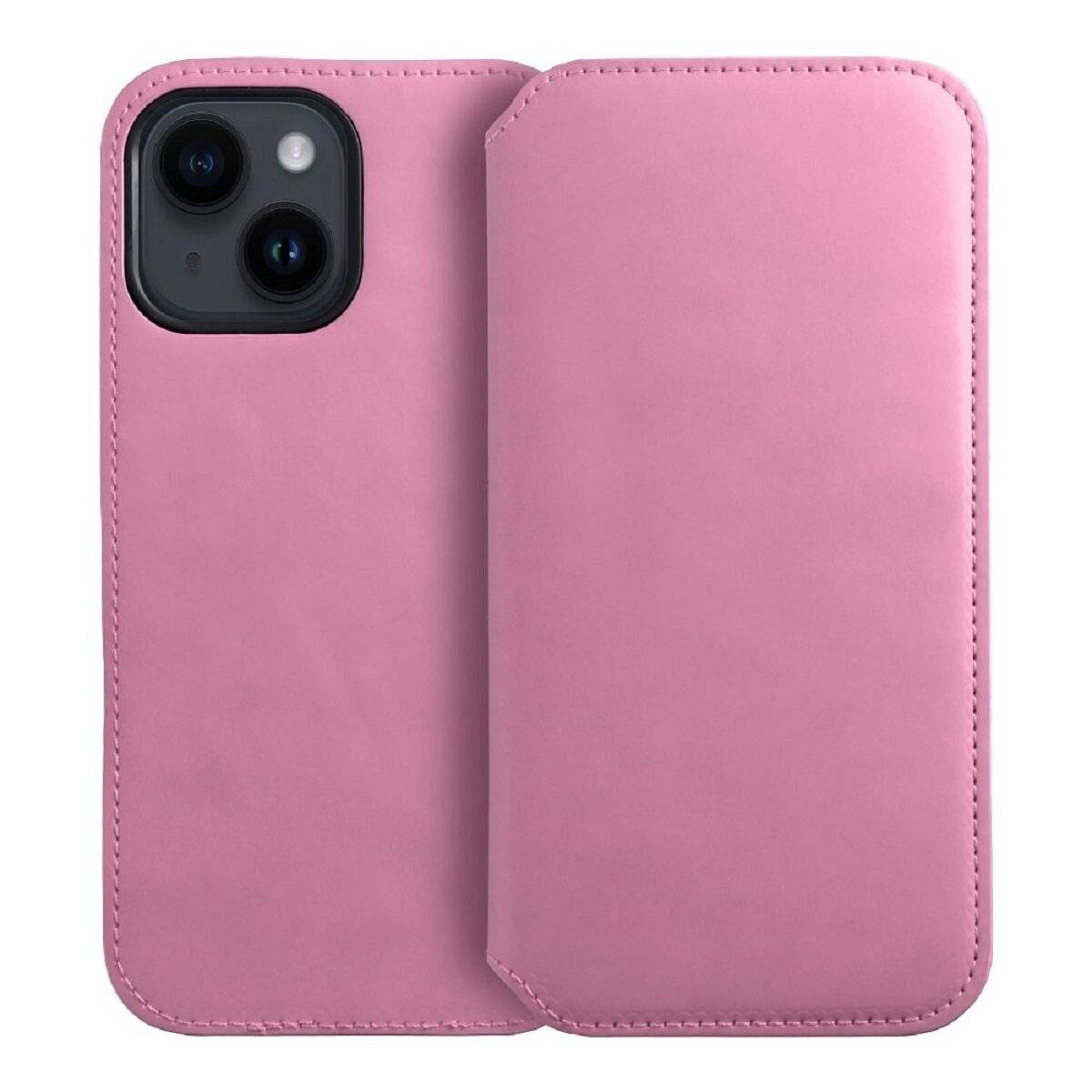 Smartphonehülle Handyhülle Klapphülle Schutzhülle mit Magnetverschluss und Innenfach kompatibel mit iPhone 17 Pro Max Pink