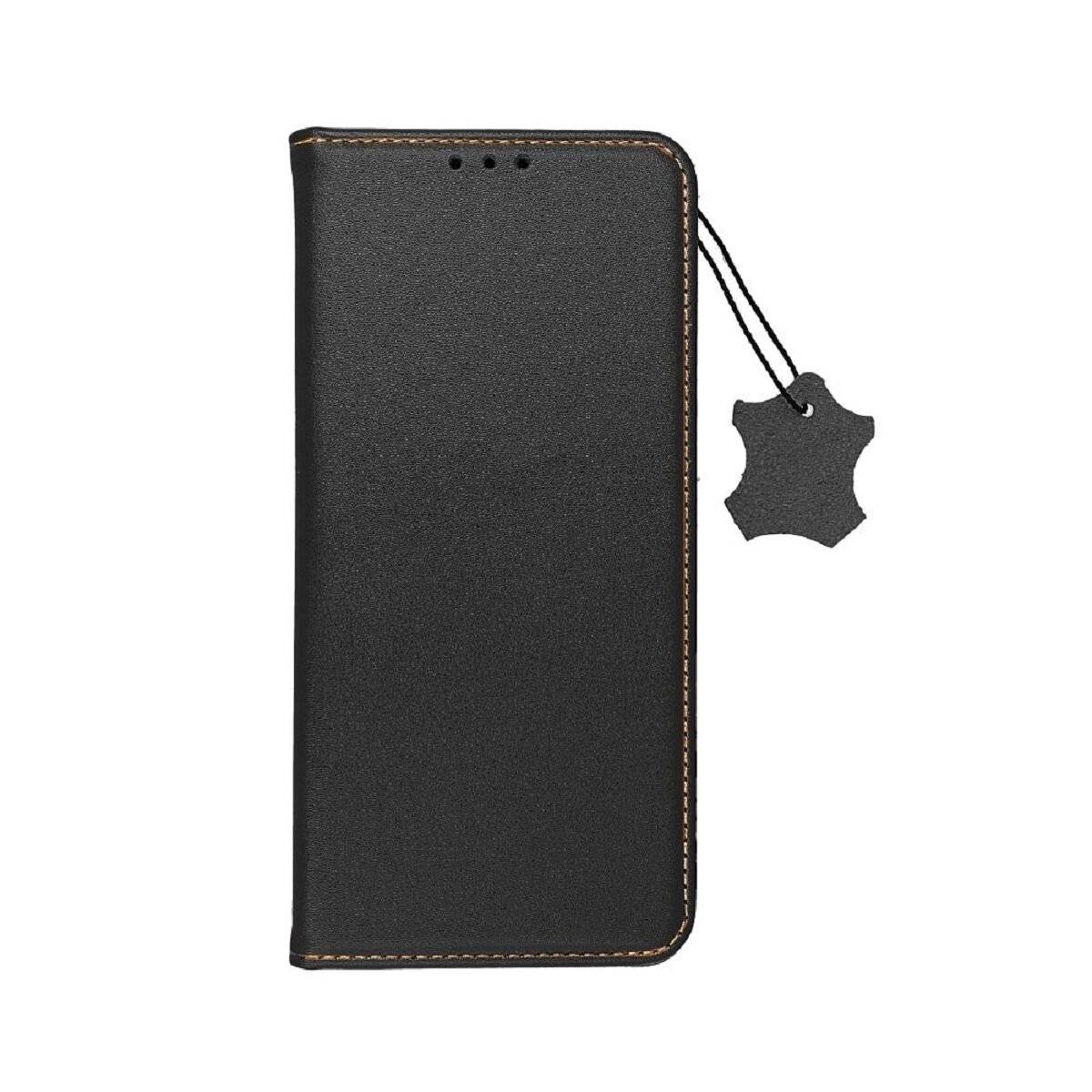 Smart Pro Echt Buchtasche Leder Tasche Lederbuch Hülle Cover Case Handy-Hülle Handytasche kompatibel mit iPhone 17 Schwarz