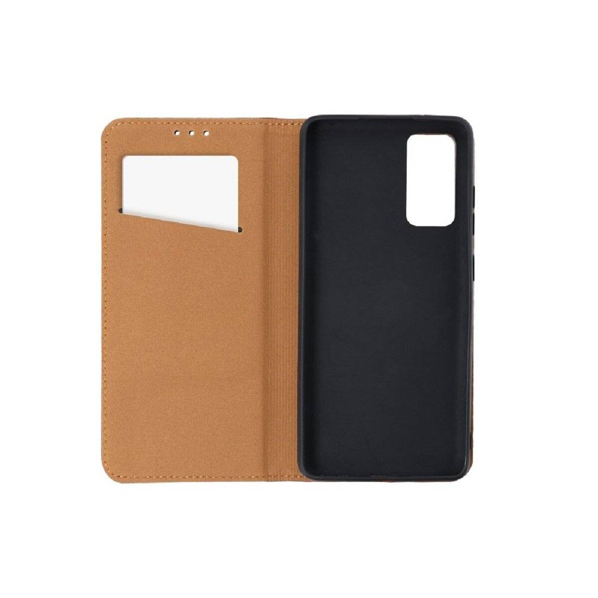 Smart Pro Echt Buchtasche Leder Tasche Lederbuch Hülle Cover Case Handy-Hülle Handytasche kompatibel mit iPhone 17 Braun