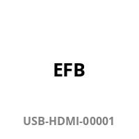 EFB USB-C auf HDMI Kabel 4K30Hz 1,8m grau