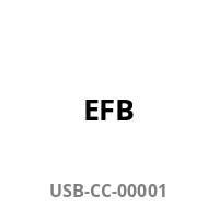 EFB USB-C Kabel 100W PD 3.0 5A E-Marker Chip 0,5m grau