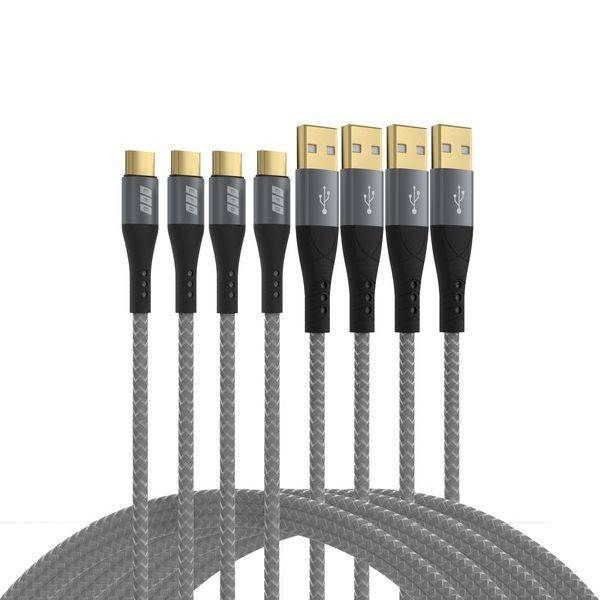 EFB Elektronik USB-A auf USB-C Kabelset 60W QC 3A - Kabel-/Adapterset - Digital/Daten