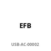 EFB USB-A auf USB-C Kabel 60W QC 3A 1m grau