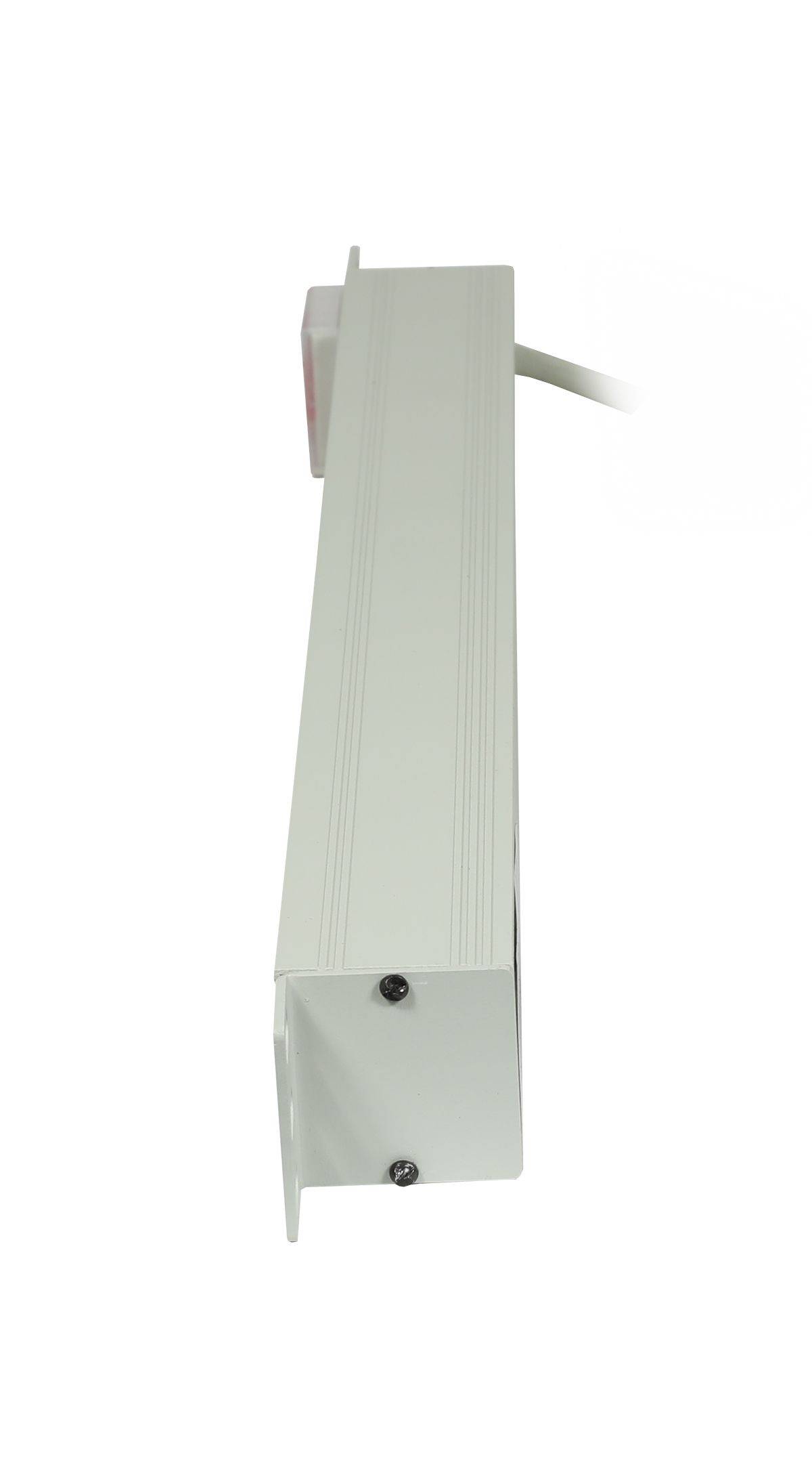 ALLNET 19zbh. Steckdosenleiste, 9xDosen(CEE7)->Stecker(CEE7), Schalter, Lichtgrau, Synergy 21