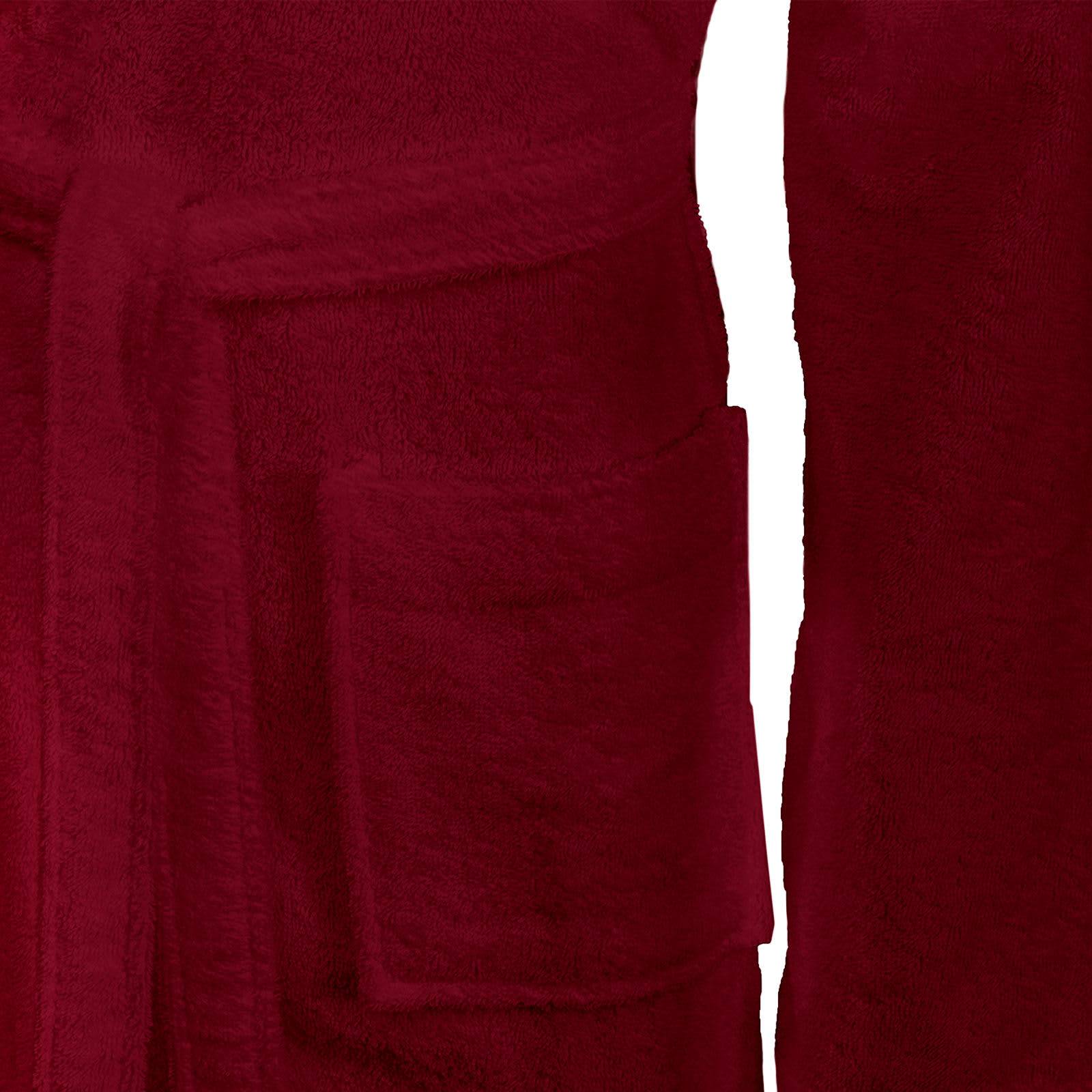 vidaXL Bademantel KINN Rot S Baumwolle