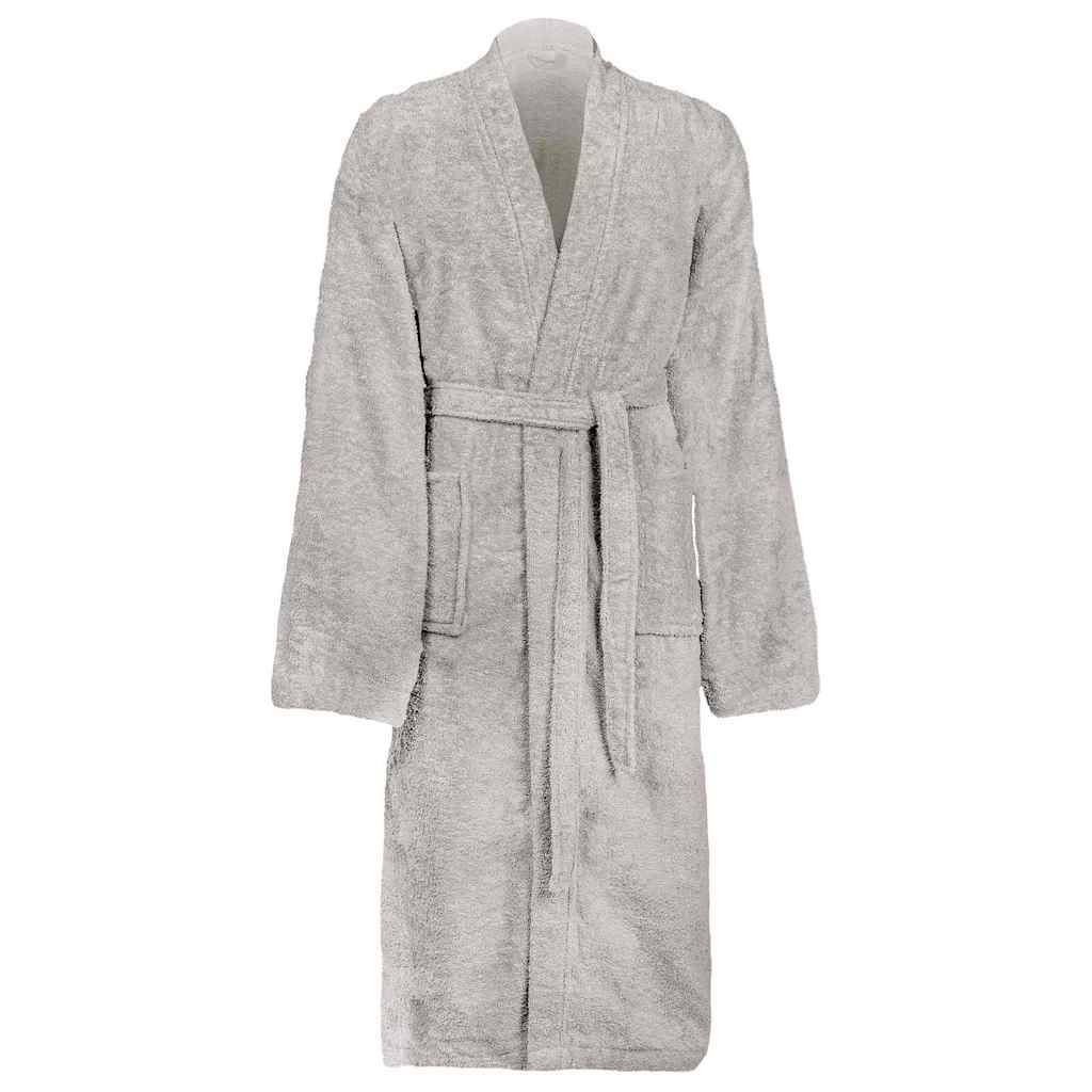 vidaXL Bademantel KINN Grau XL Baumwolle