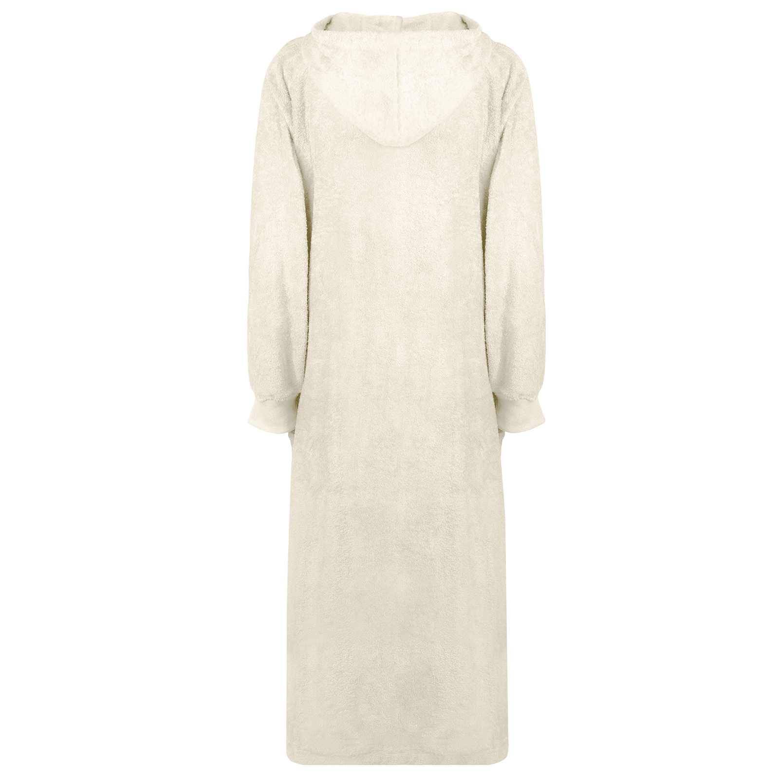 vidaXL Decken-Hoodie KINN Creme XXL Baumwolle