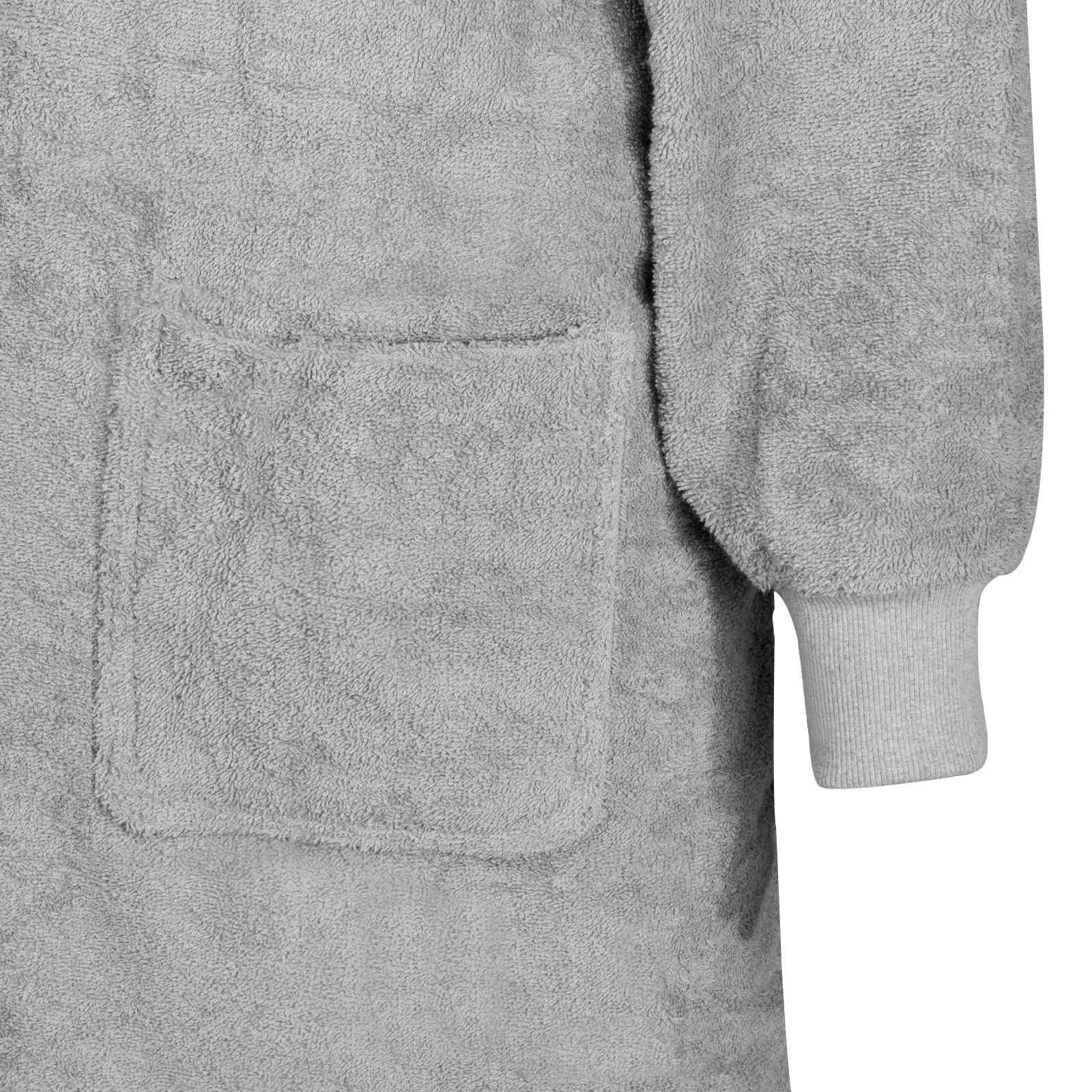 vidaXL Decken-Hoodie KINN Grau XL Baumwolle