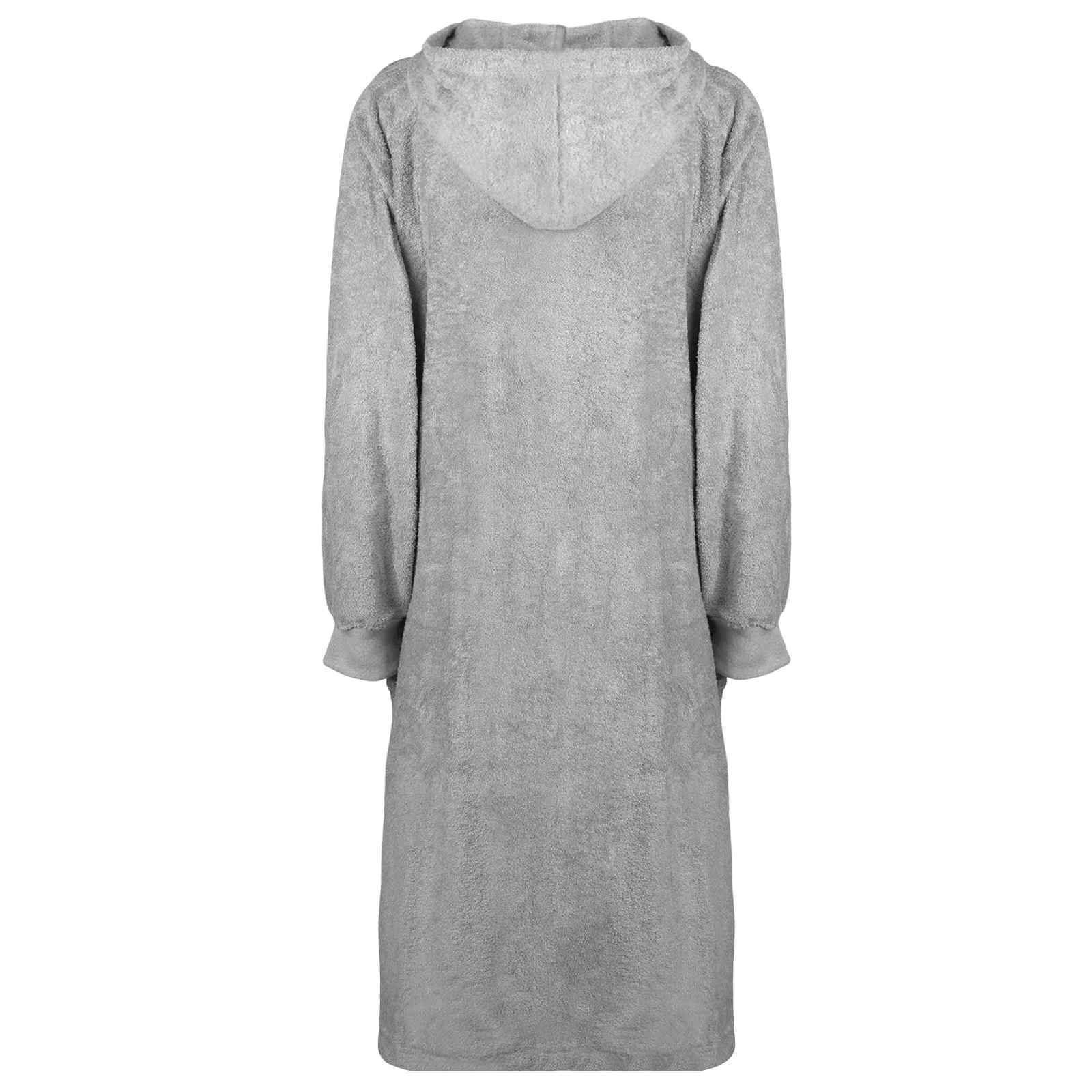 vidaXL Decken-Hoodie KINN Grau XL Baumwolle