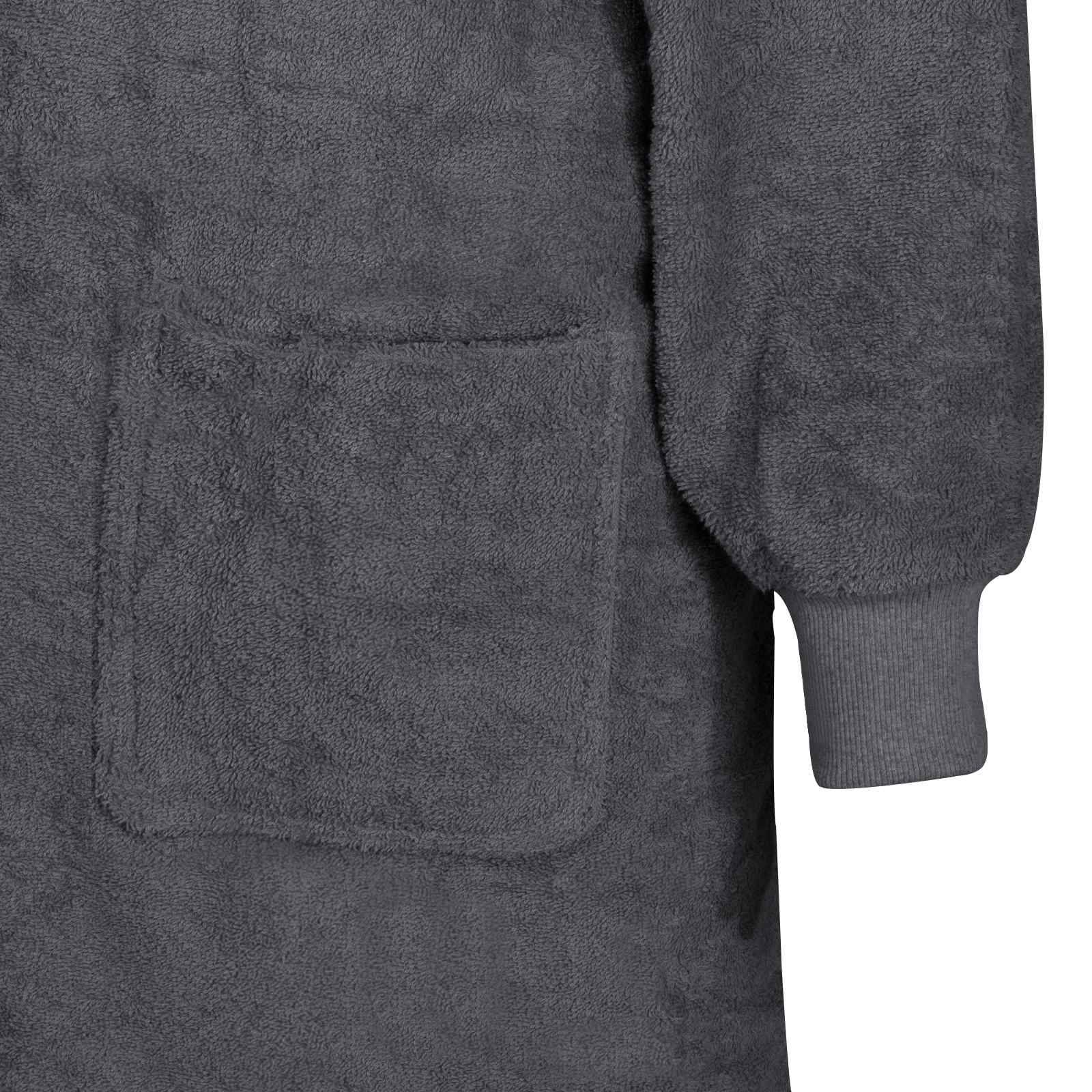 vidaXL Decken-Hoodie KINN Anthrazit L Baumwolle