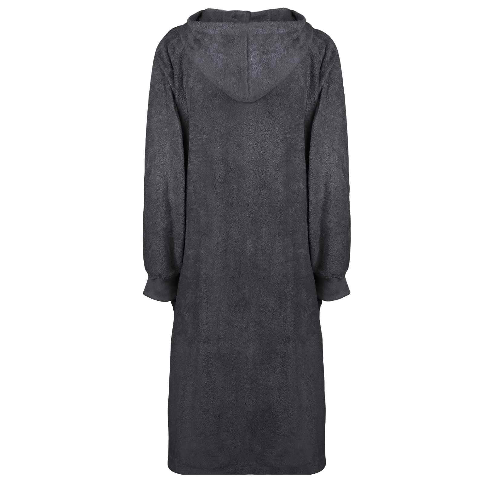 vidaXL Decken-Hoodie KINN Anthrazit XL Baumwolle