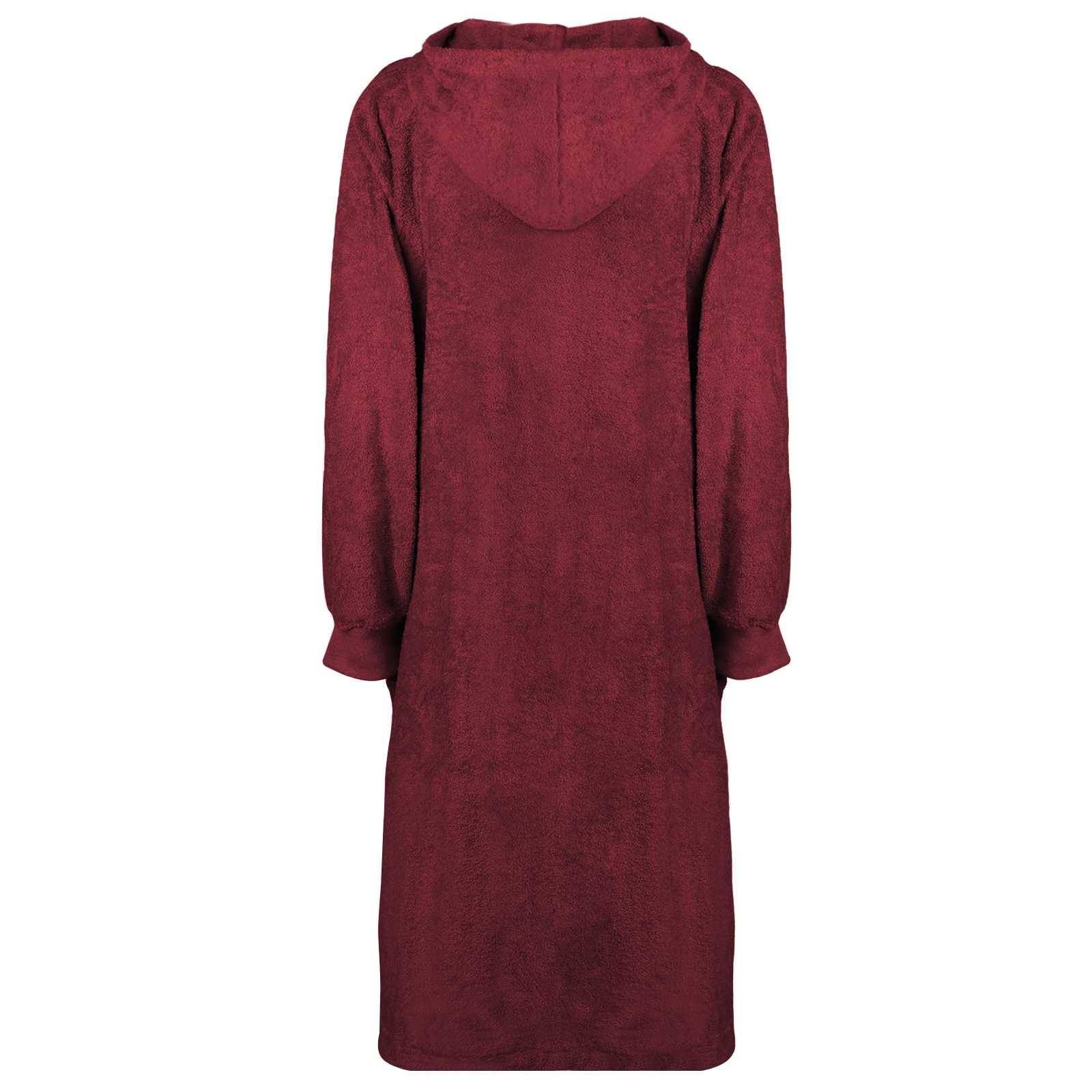 vidaXL Decken-Hoodie KINN Rot XL Baumwolle