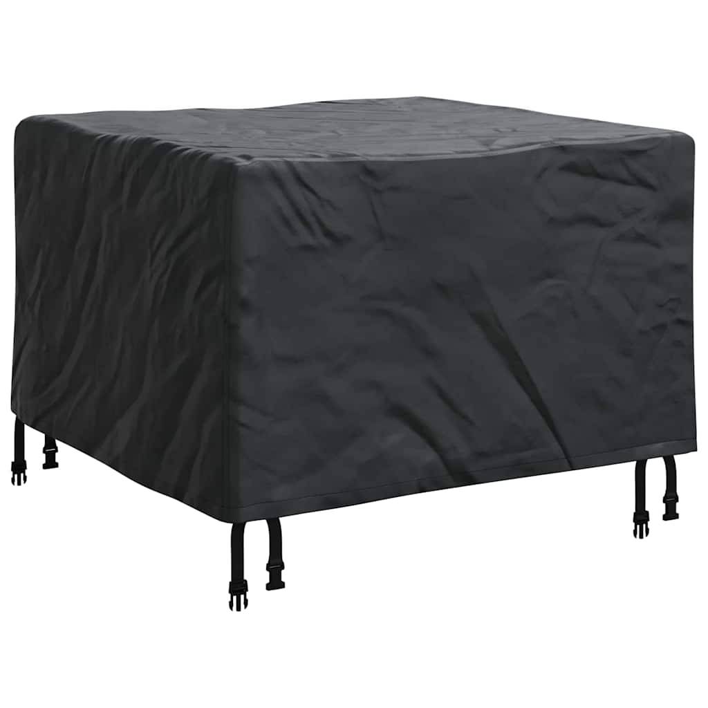 vidaXL Möbelbezug Uni Schwarz 82 x 82 x 50 cm Stoff