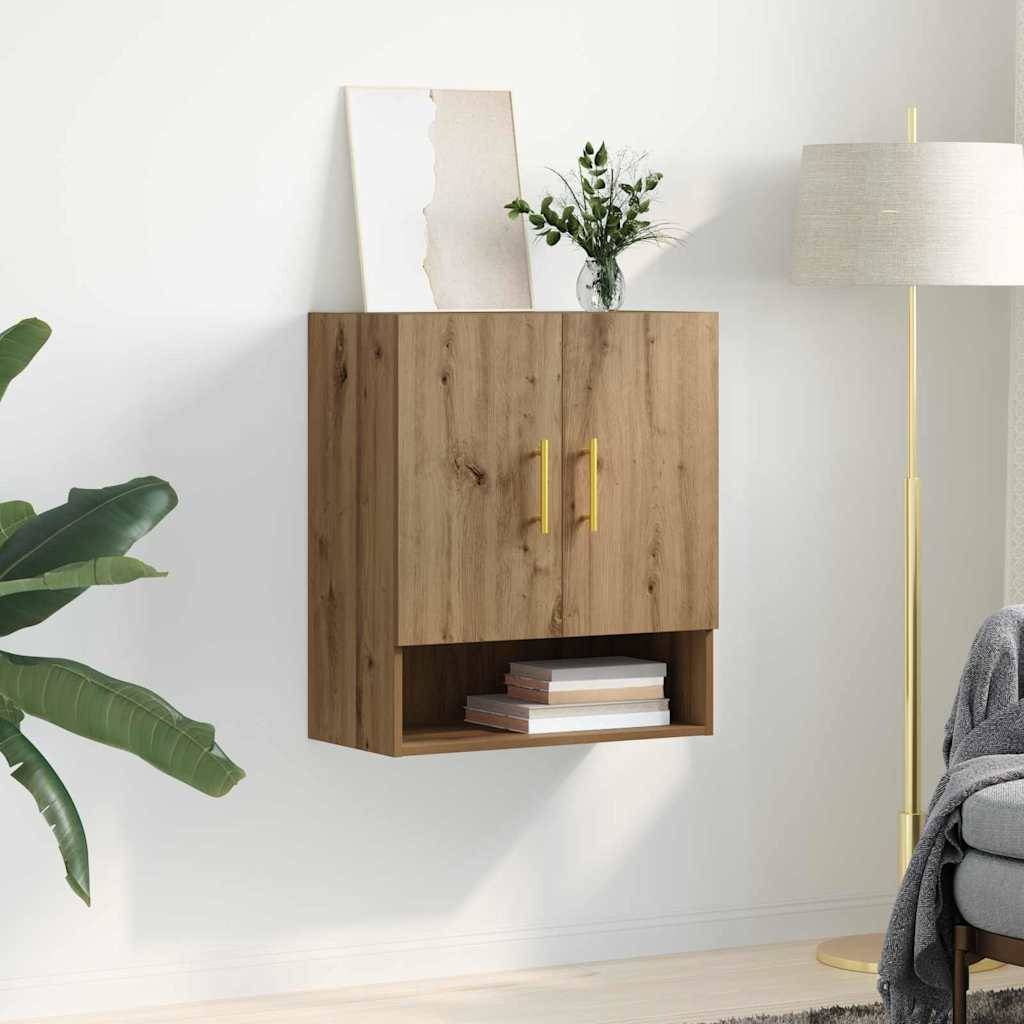 vidaXL Wandschrank Artisan-Eiche 60 x 31 x 70 cm Holzwerkstoff