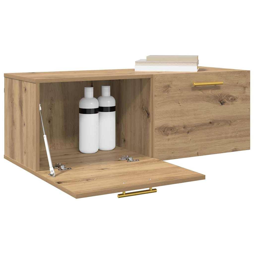 vidaXL Wandschrank Artisan-Eiche 100 x 36,5 x 35 cm Holzwerkstoff