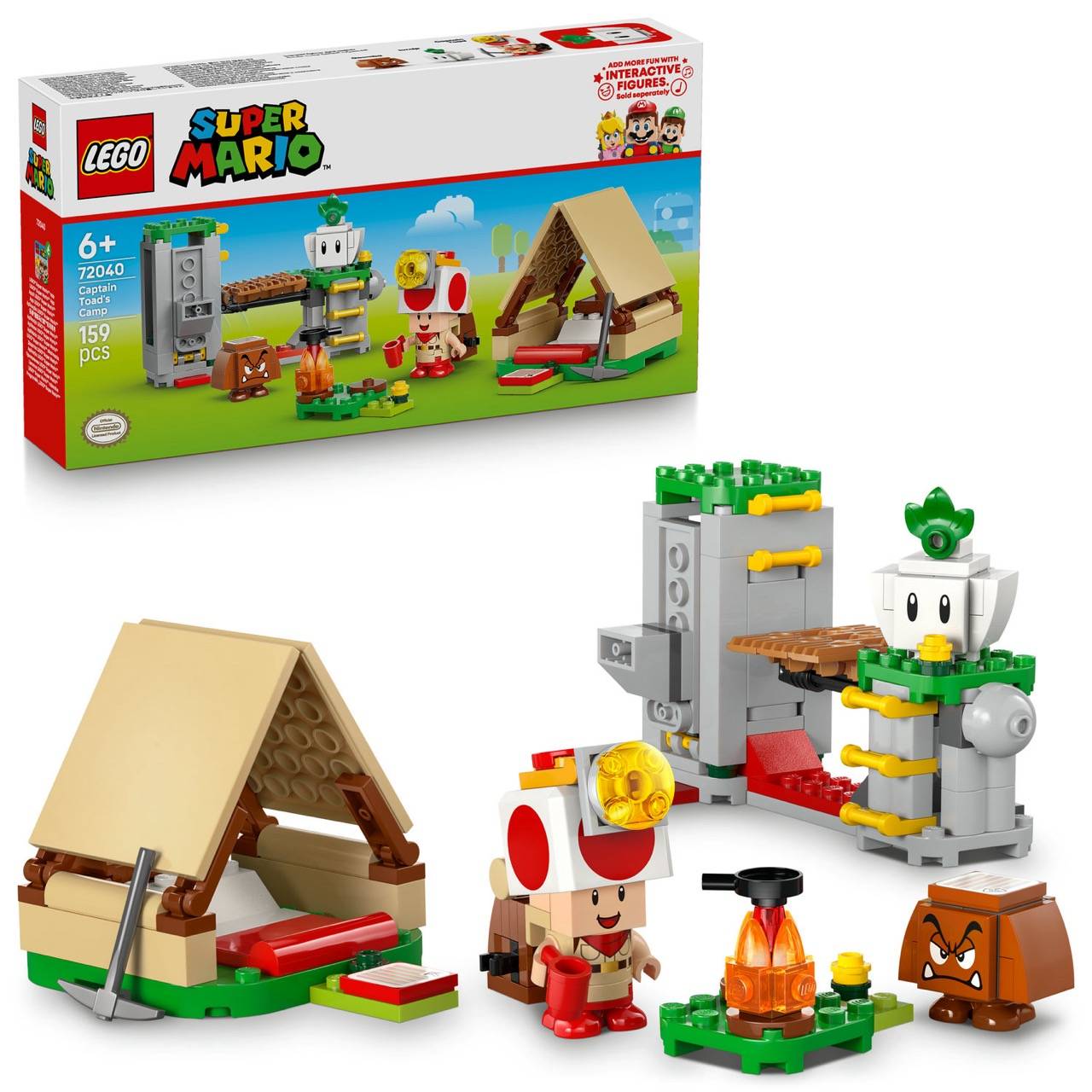 LEGO® 72040 Super Mario - Kapitän Toad-Camp