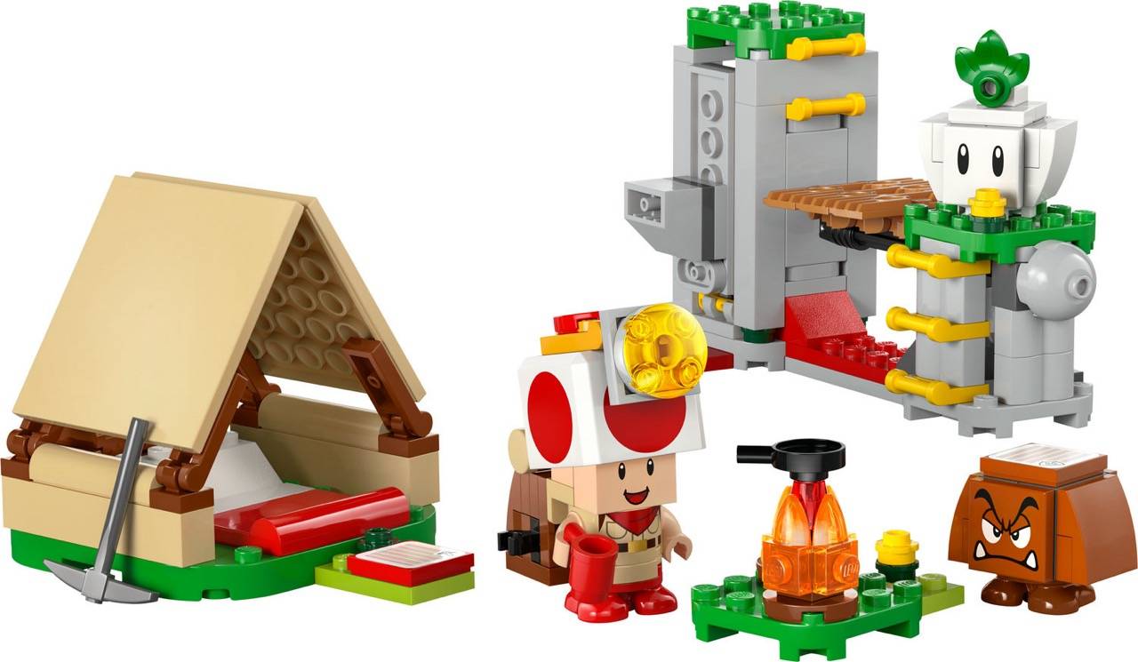 LEGO® 72040 Super Mario - Kapitän Toad-Camp
