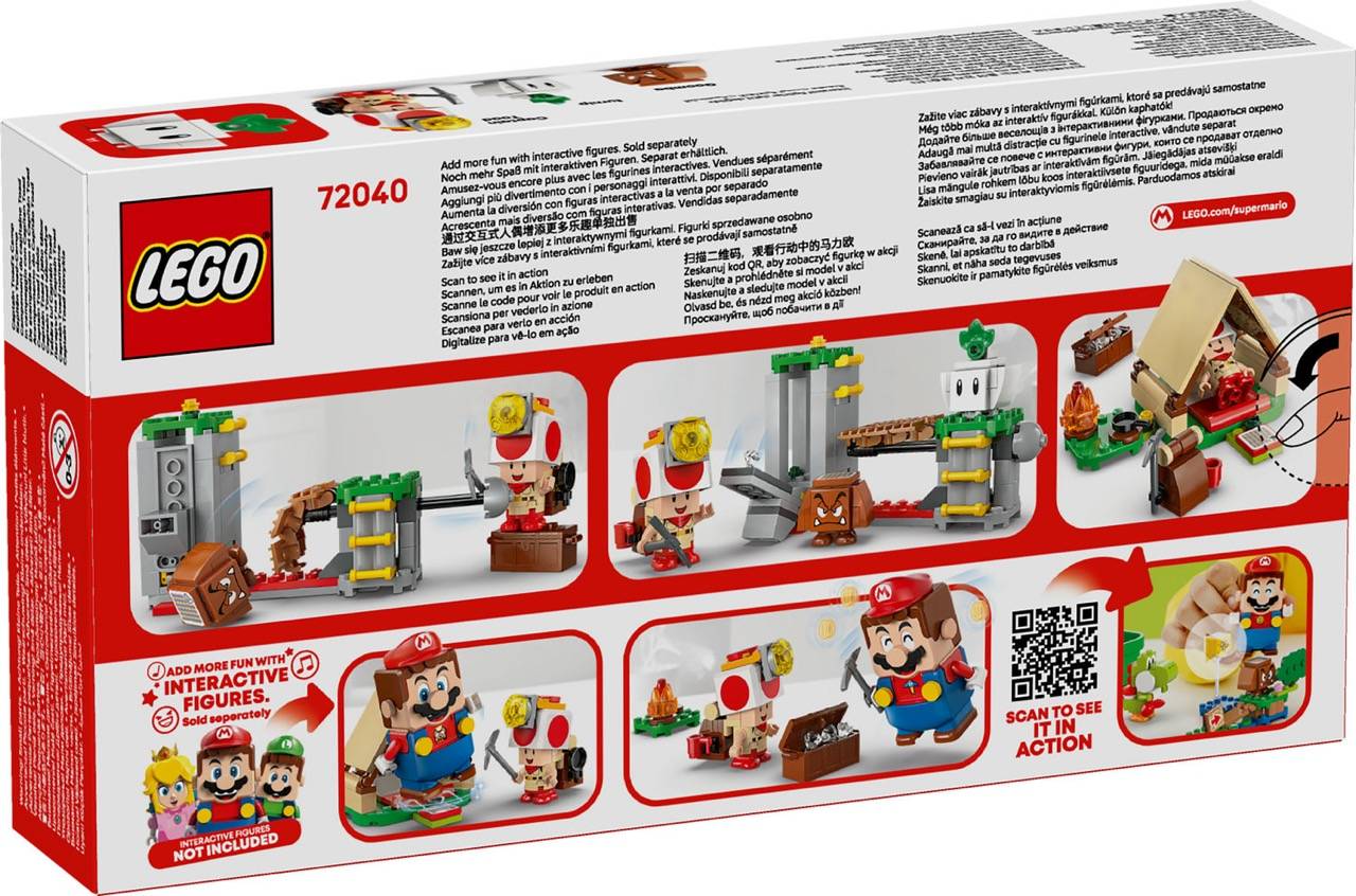 LEGO® 72040 Super Mario - Kapitän Toad-Camp