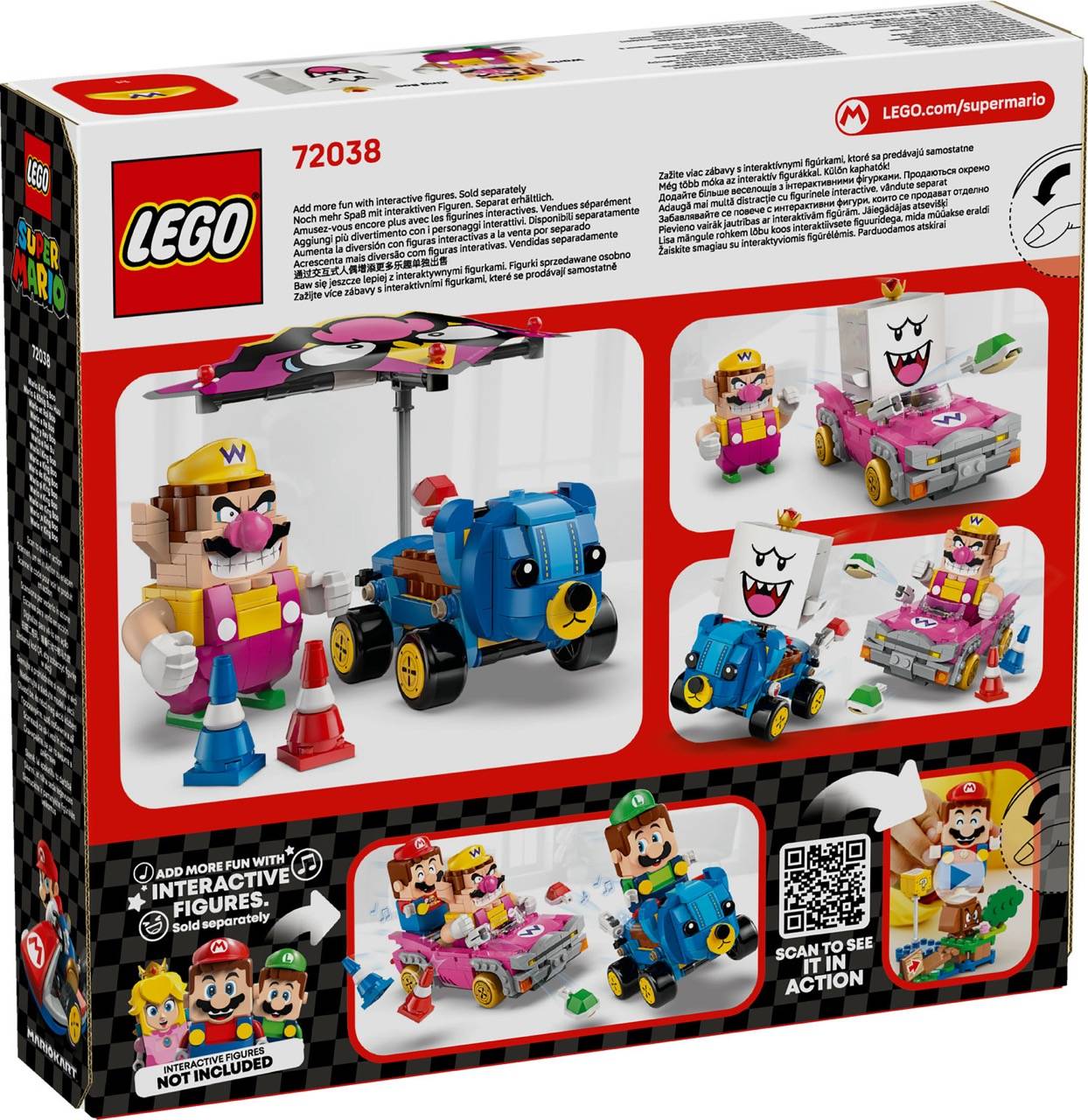 LEGO® 72038 Super Mario - Mario Kart – Wario & König Buu Huu