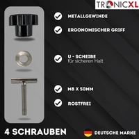 8X Schrauben + Muttern kompatibel mit Mercedes Benz Vito V-Klasse W447 Viano W639 Set Zubehör Führungsschiene Schienenlast Sicherungsschrauben Trans 8X Schrauben + Muttern kompatibel mit Mercedes Benz Vito V-Klasse W447 Viano W639 Set Zubehör Führungsschiene Schienenlast Sicherungsschrauben Trans