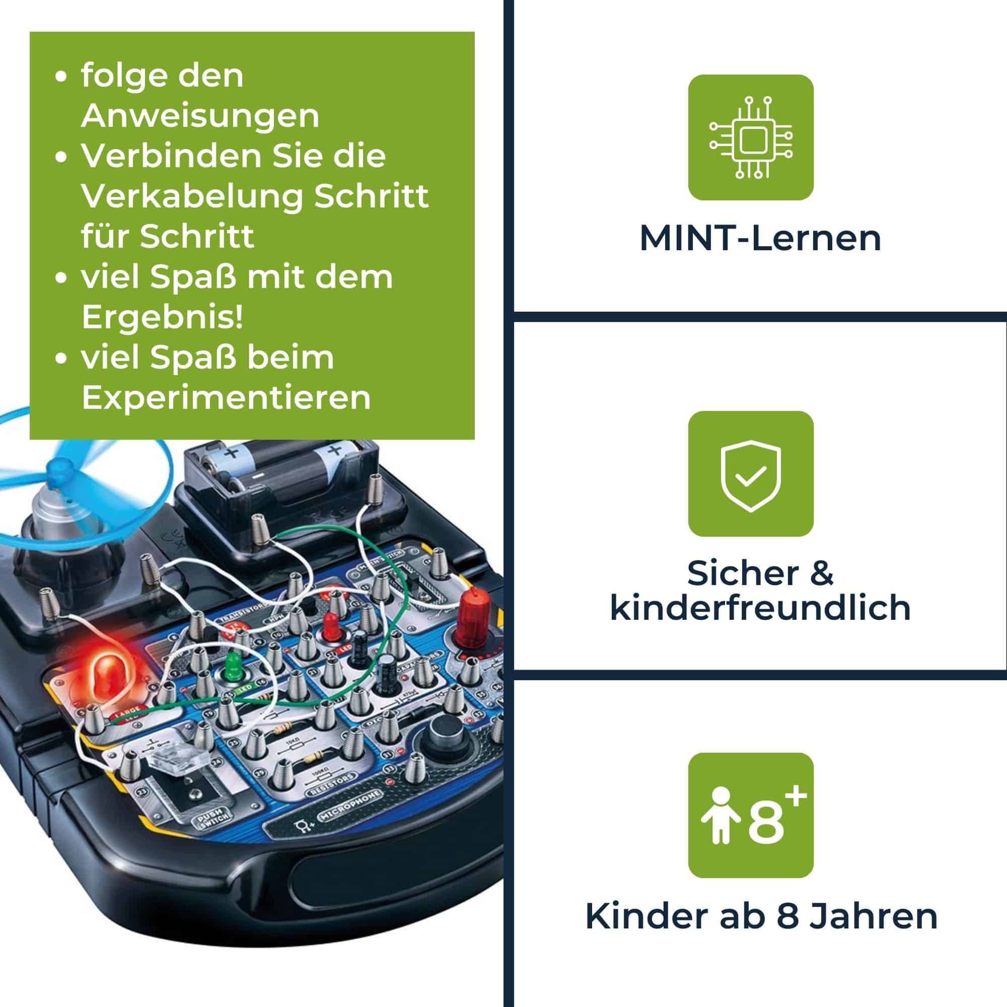 VELLEMAN Elektronik-Projektbaukasten KNS110 für Kinder ab 8 Jahren